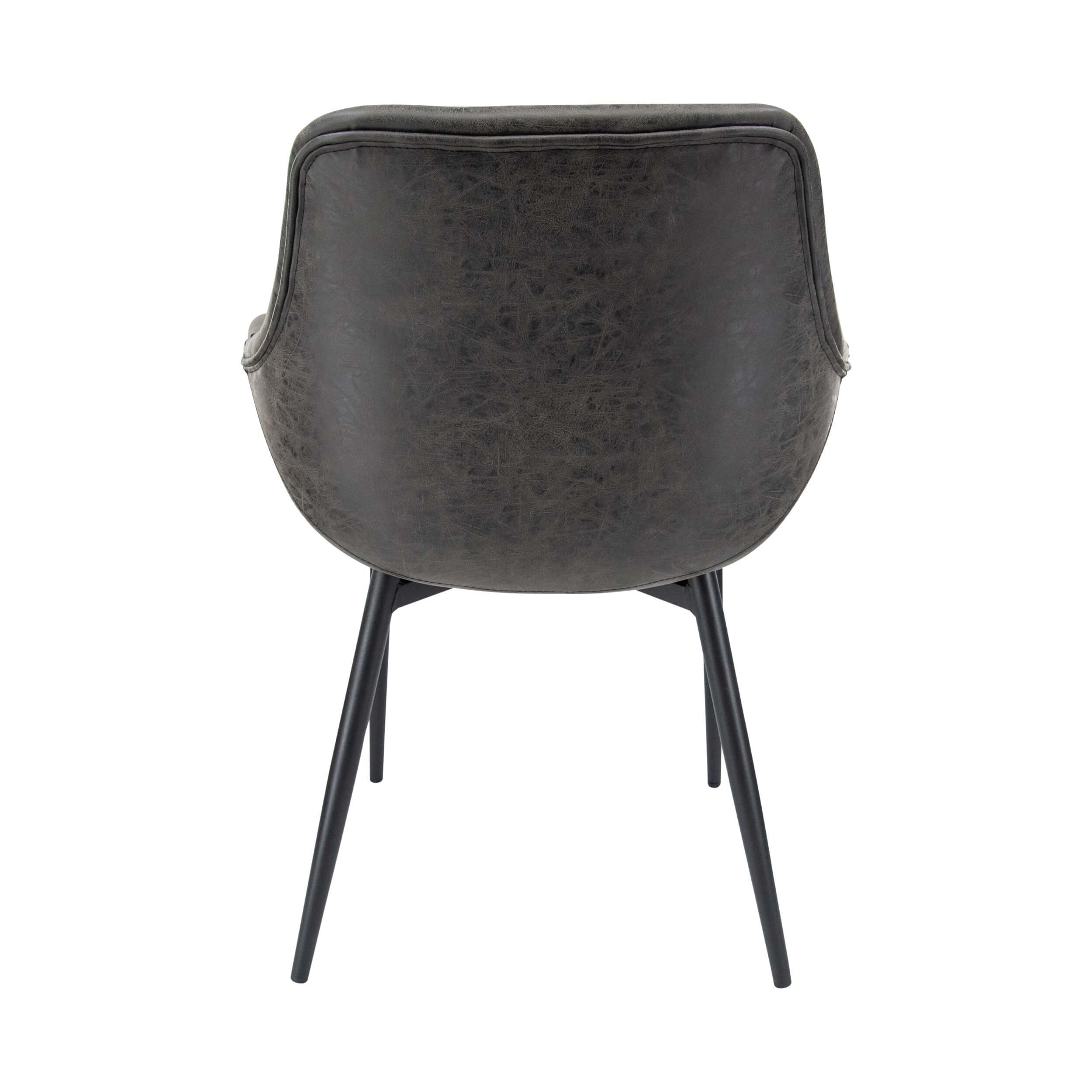 Markley Leather Dining Armchair