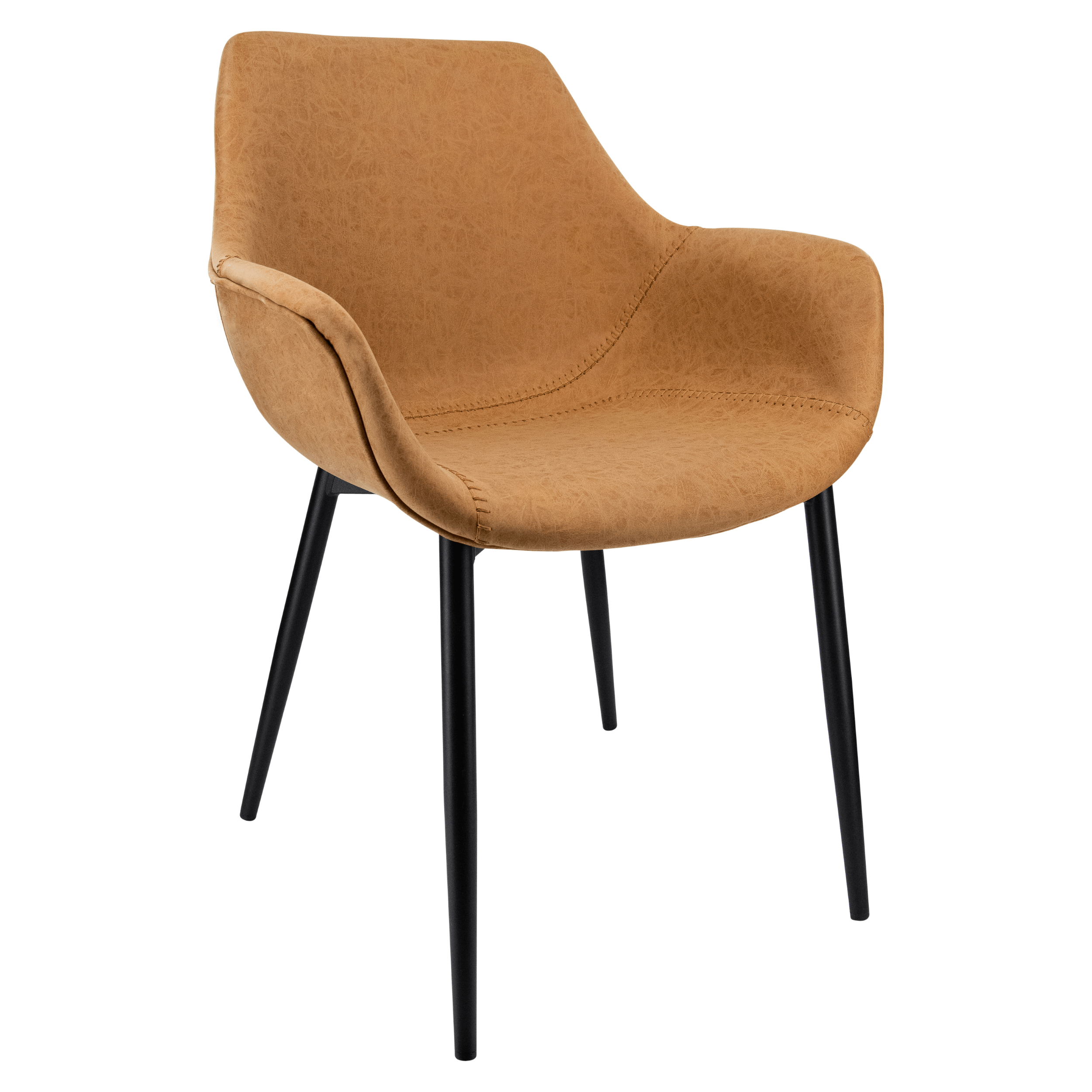 Markley Leather Dining Armchair