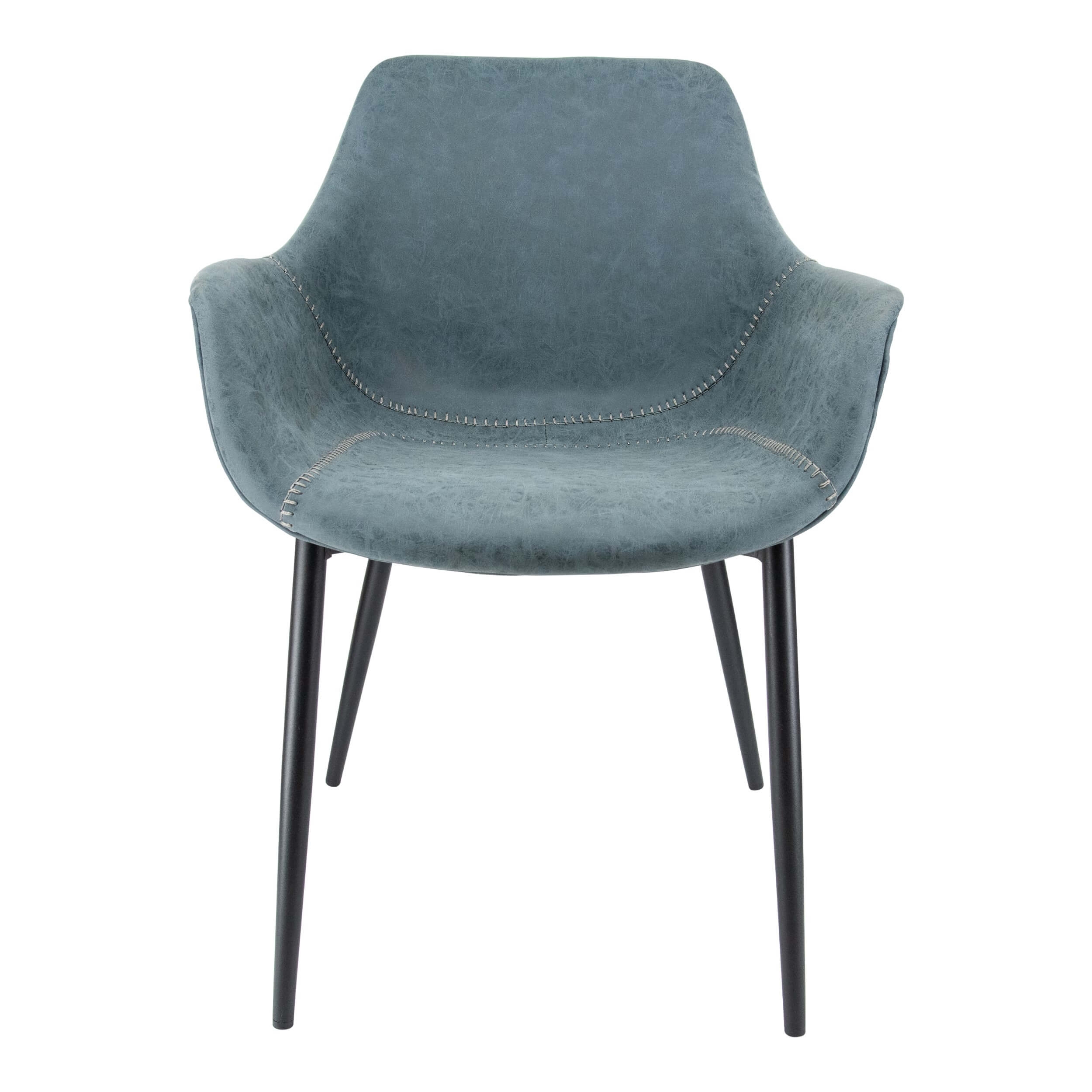 Markley Leather Dining Armchair
