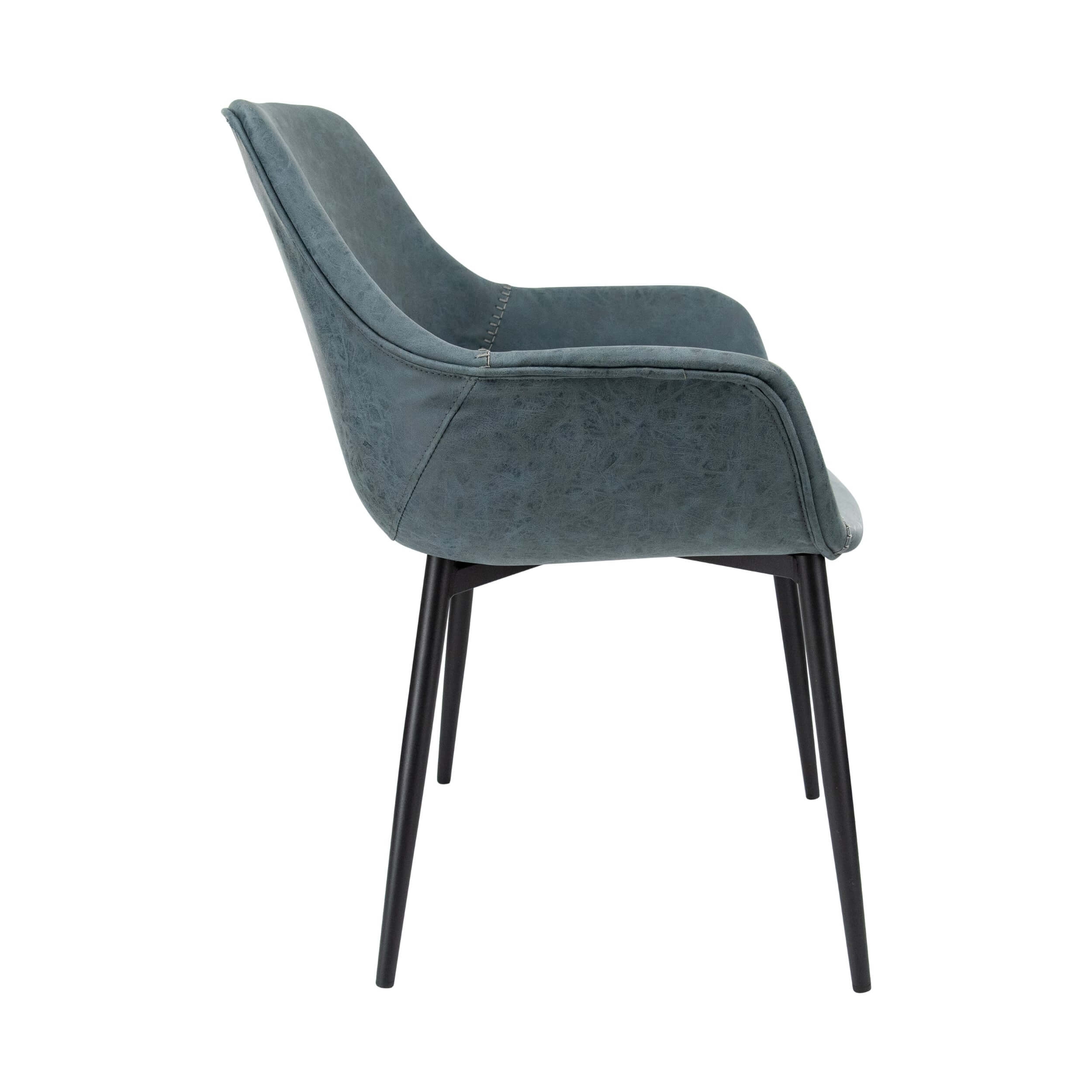 Markley Leather Dining Armchair