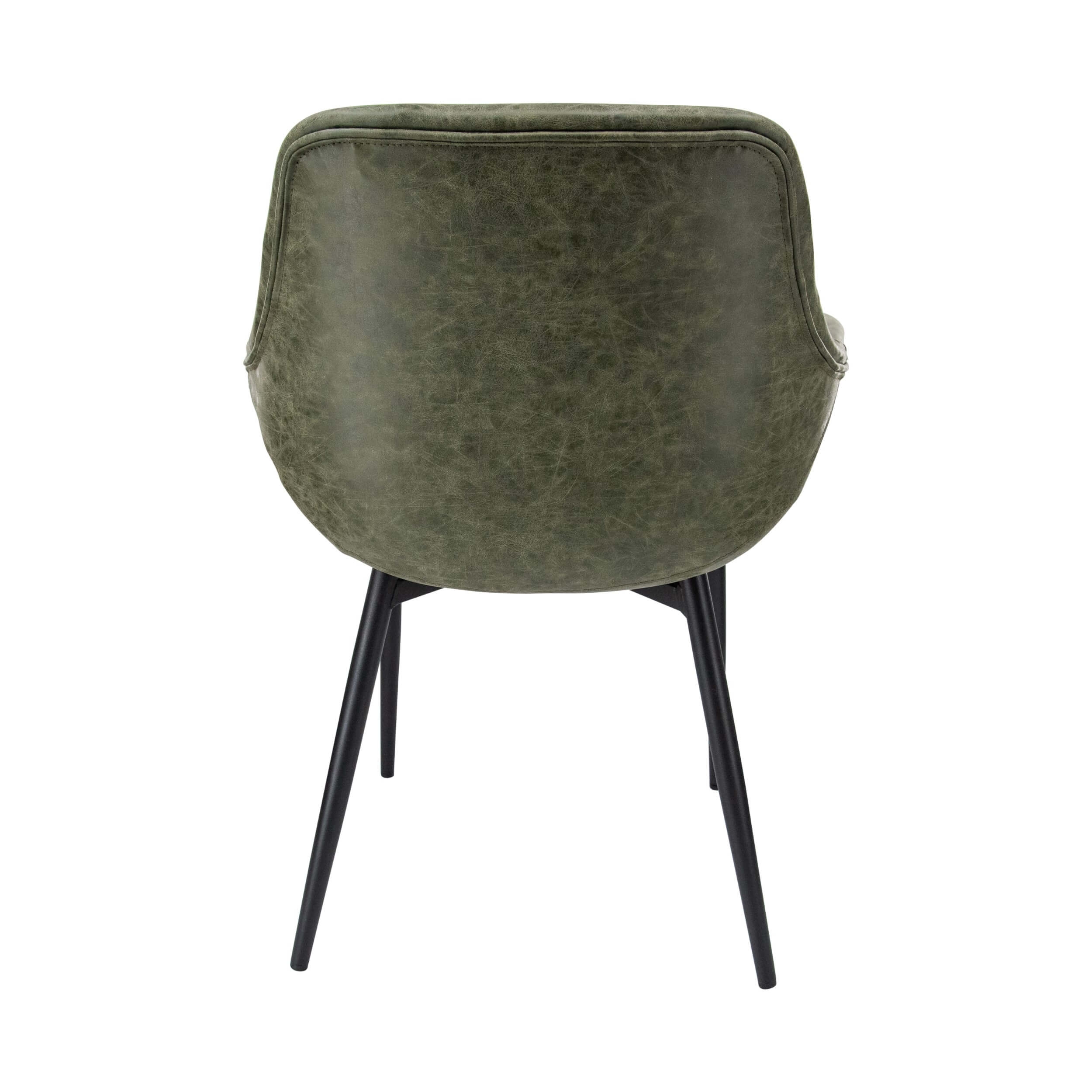Markley Leather Dining Armchair