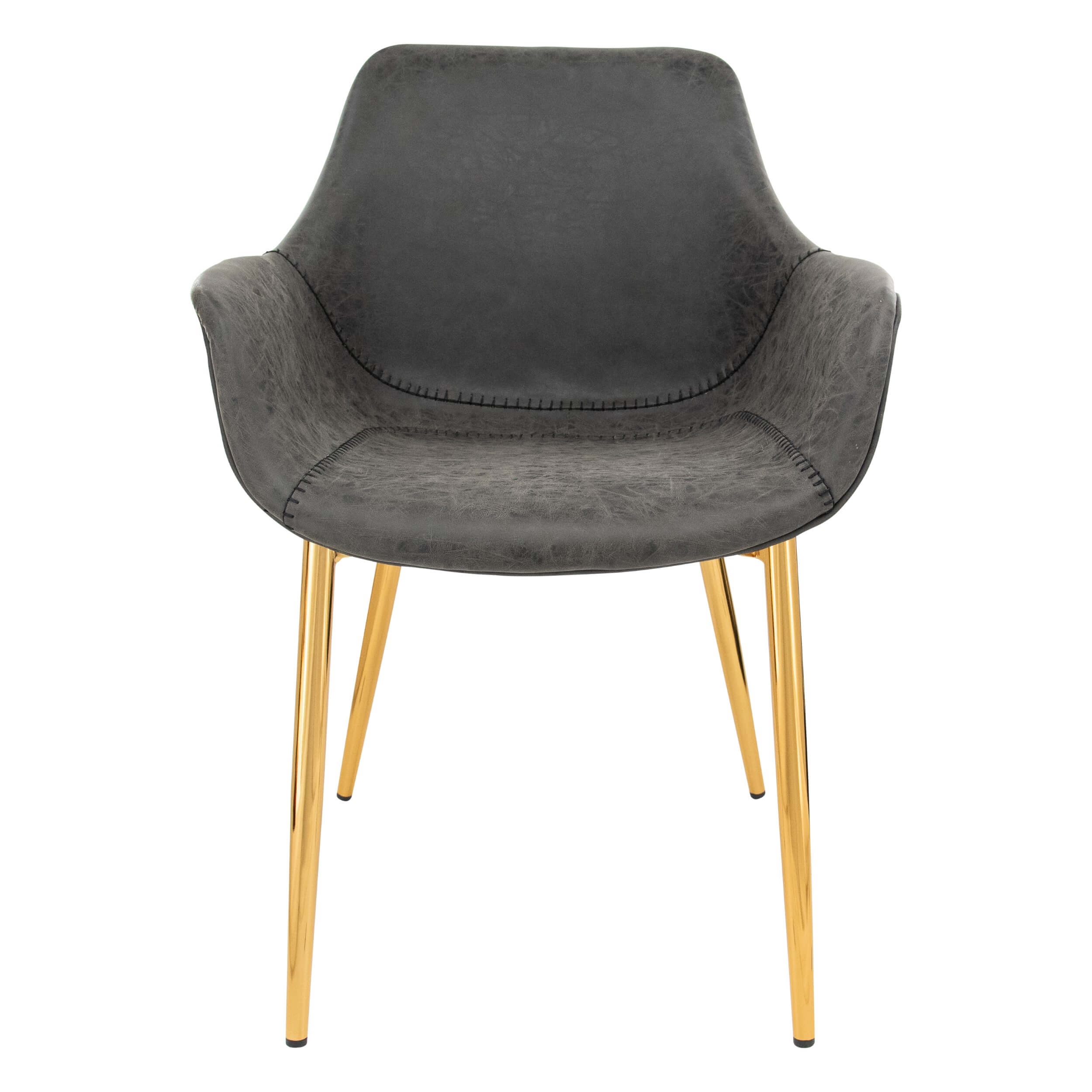 Markley Leather Dining Armchair