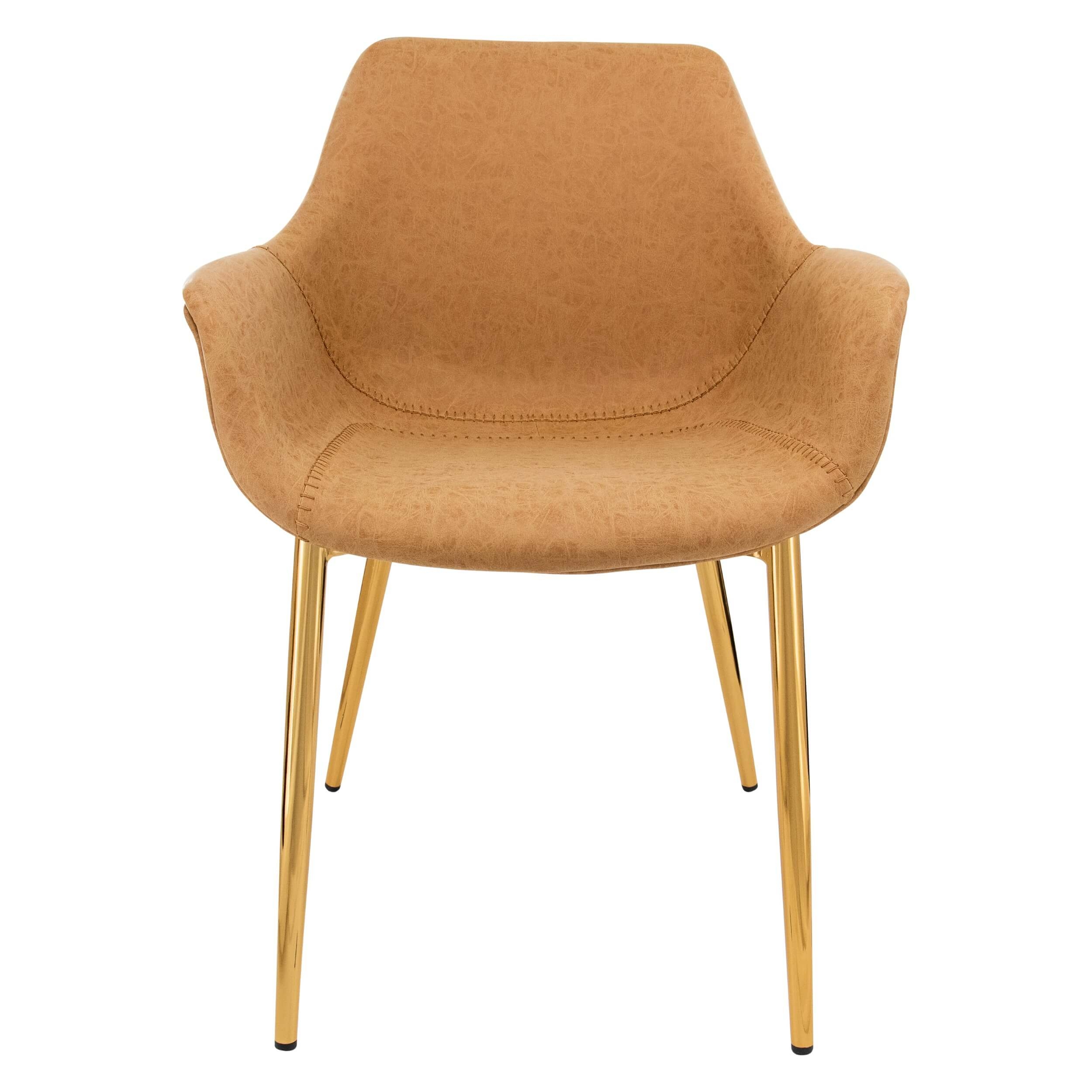 Markley Leather Dining Armchair