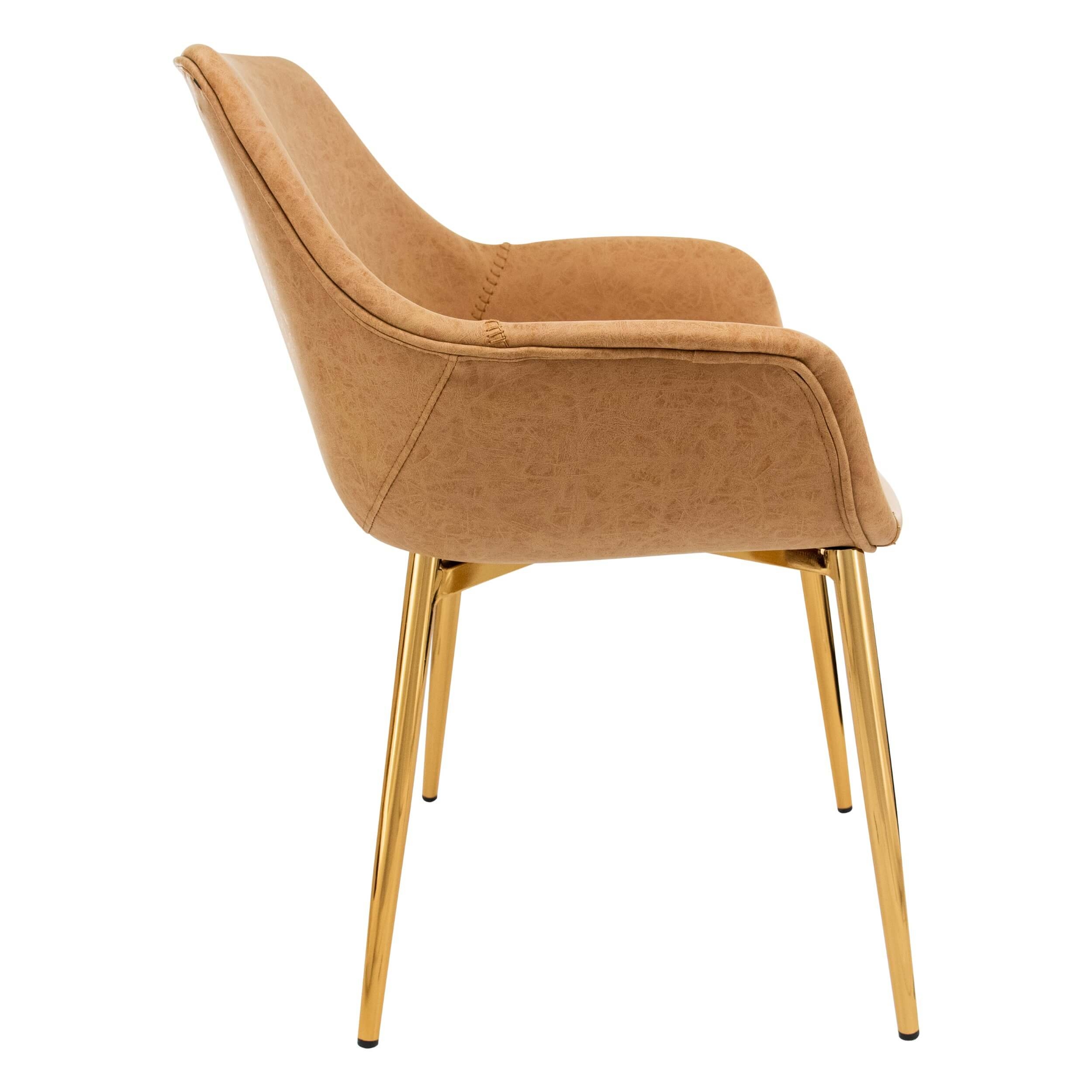Markley Leather Dining Armchair