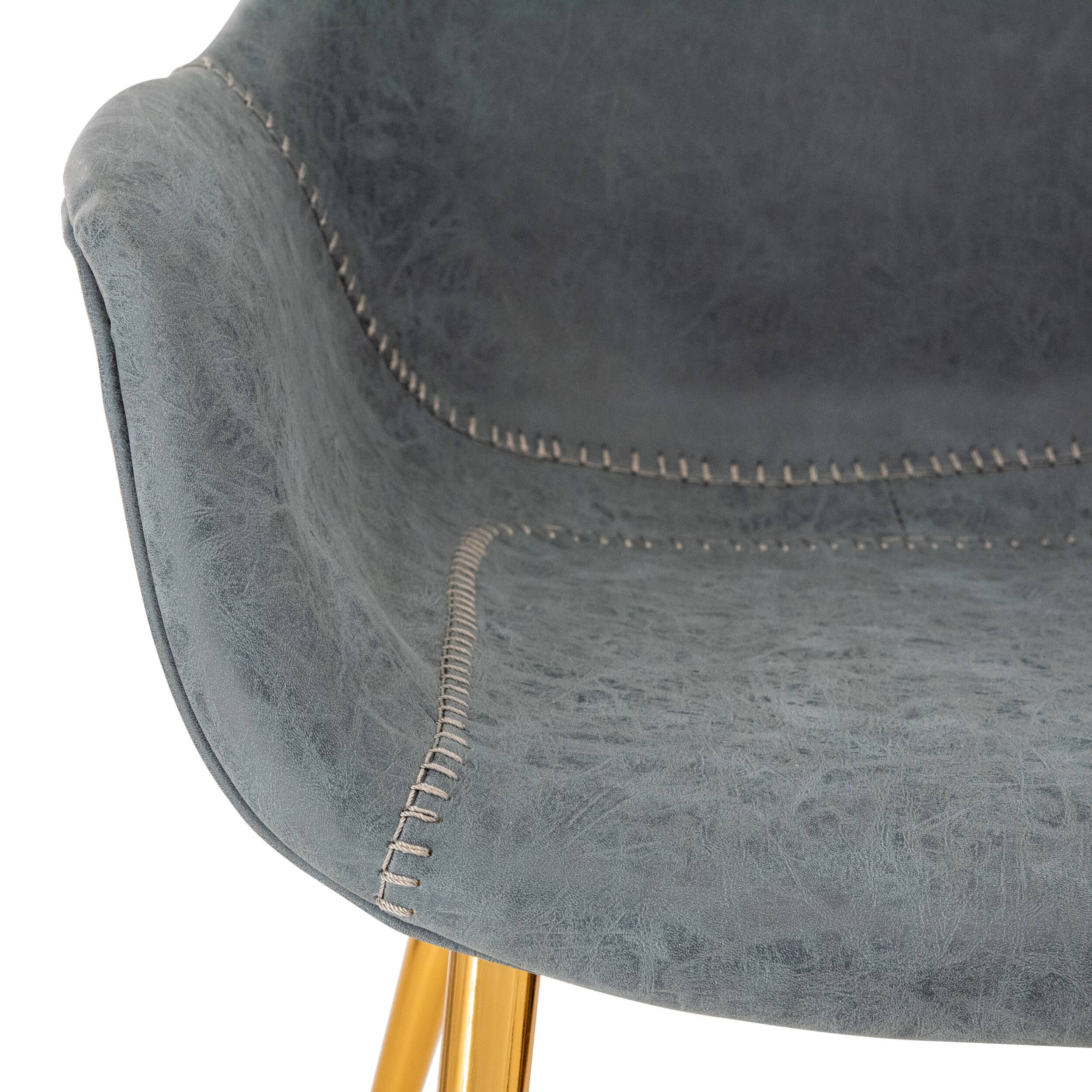 Markley Leather Dining Armchair