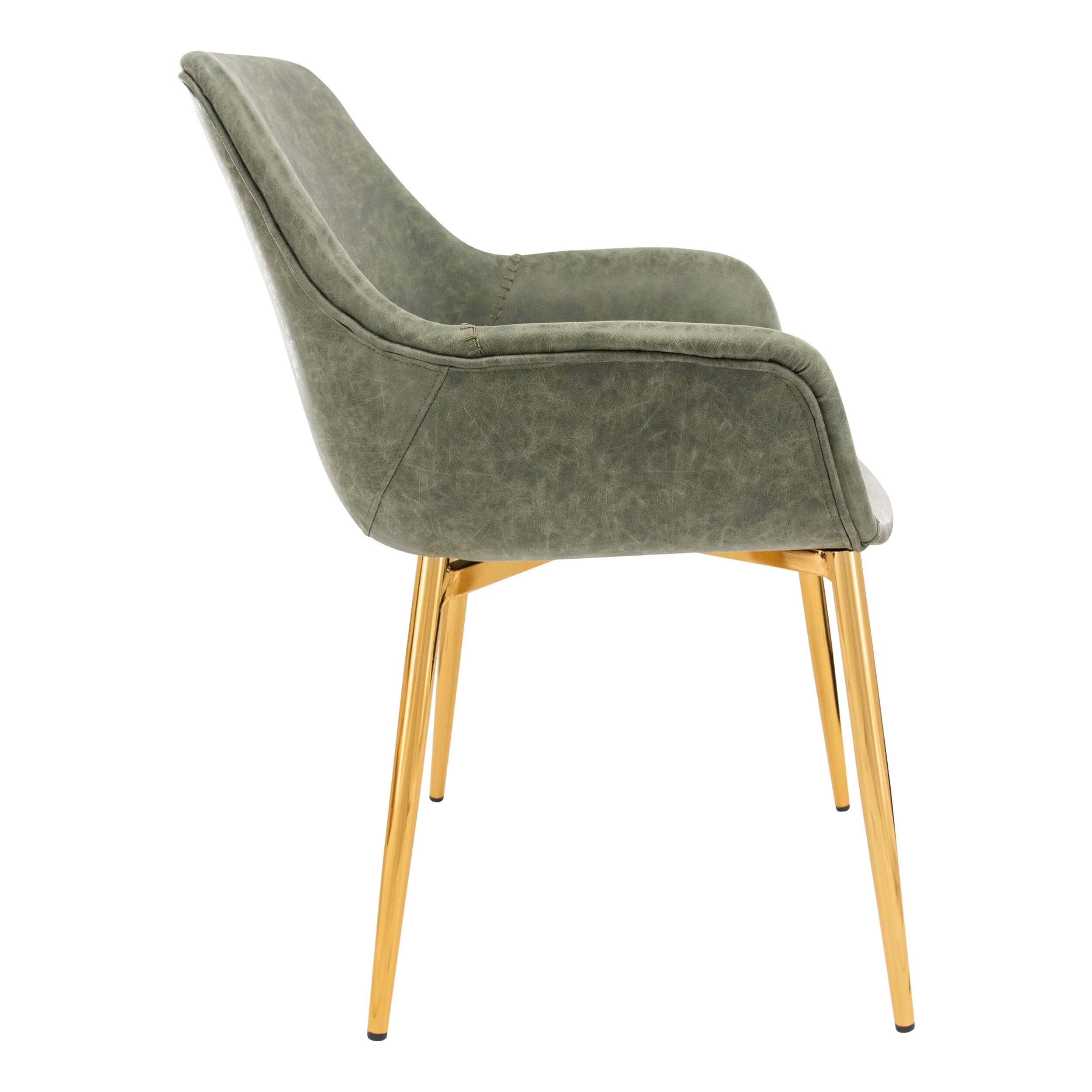 Markley Leather Dining Armchair