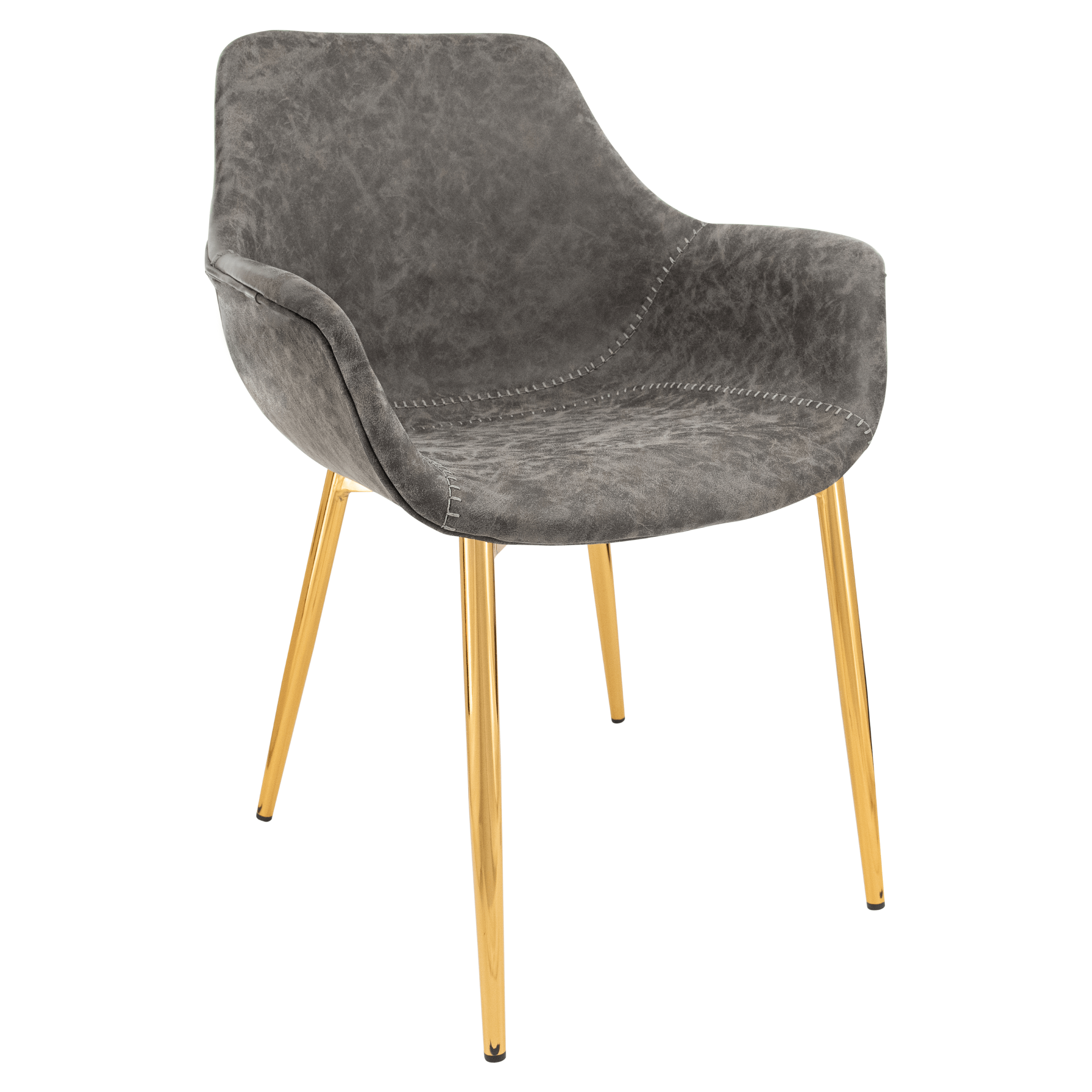 Markley Leather Dining Armchair