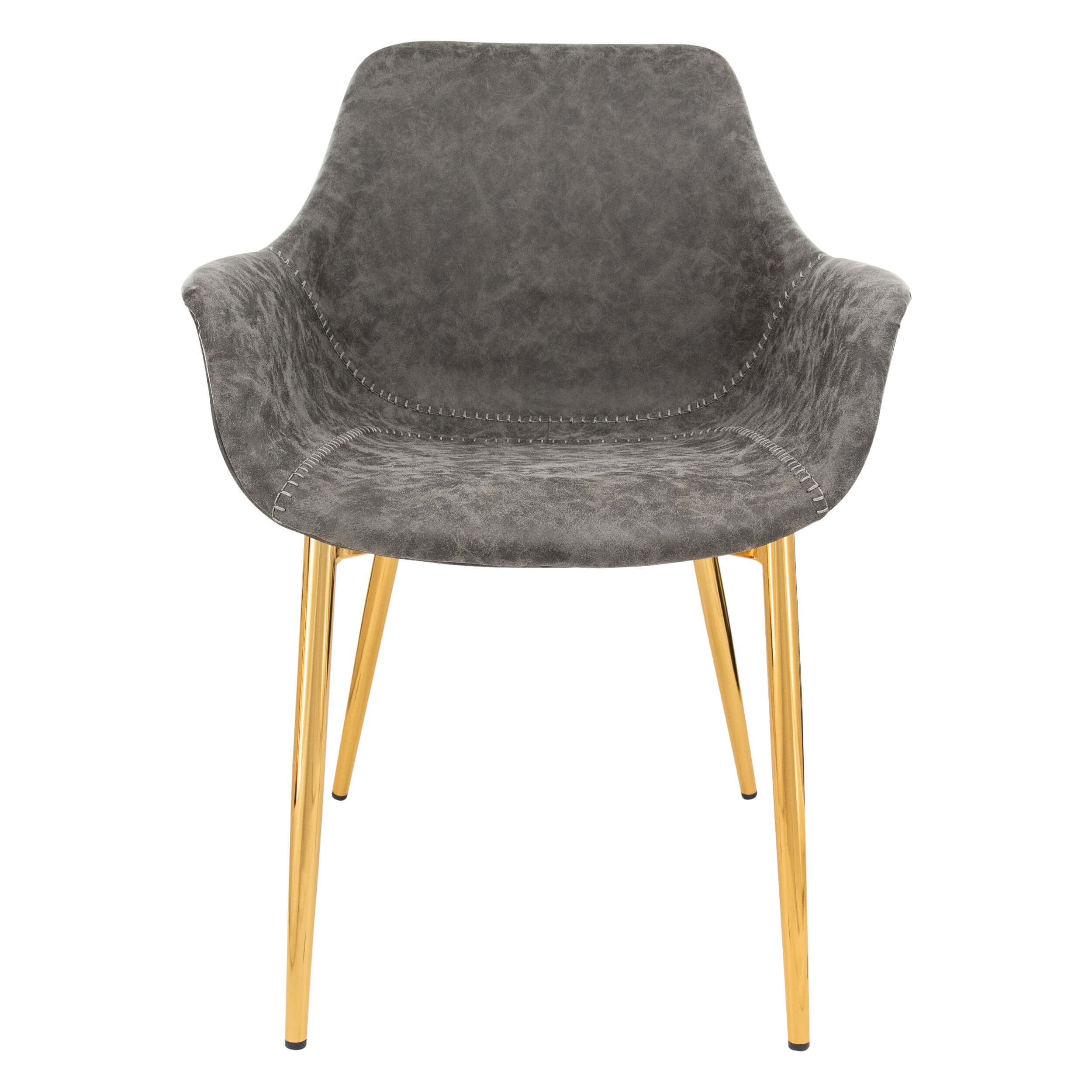 Markley Leather Dining Armchair
