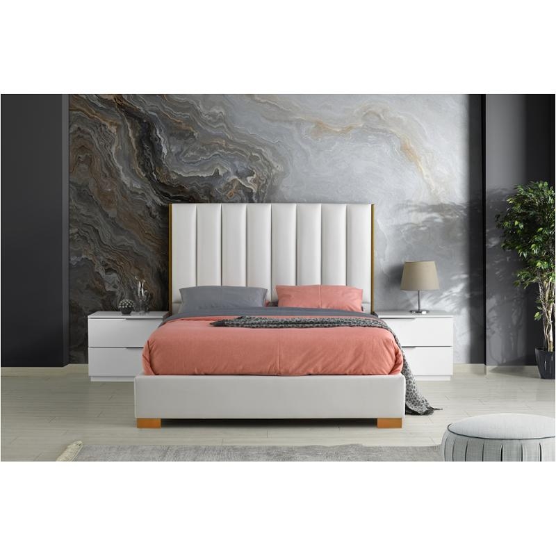 Eden SM Channeled Upholstered Platform Bed