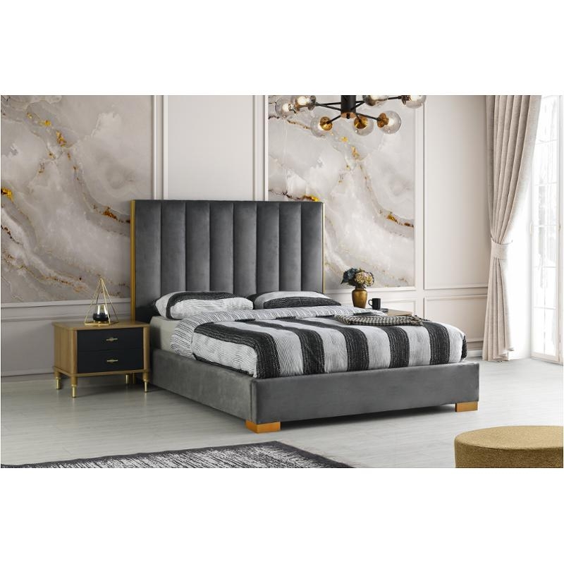 Eden SM Channeled Upholstered Platform Bed