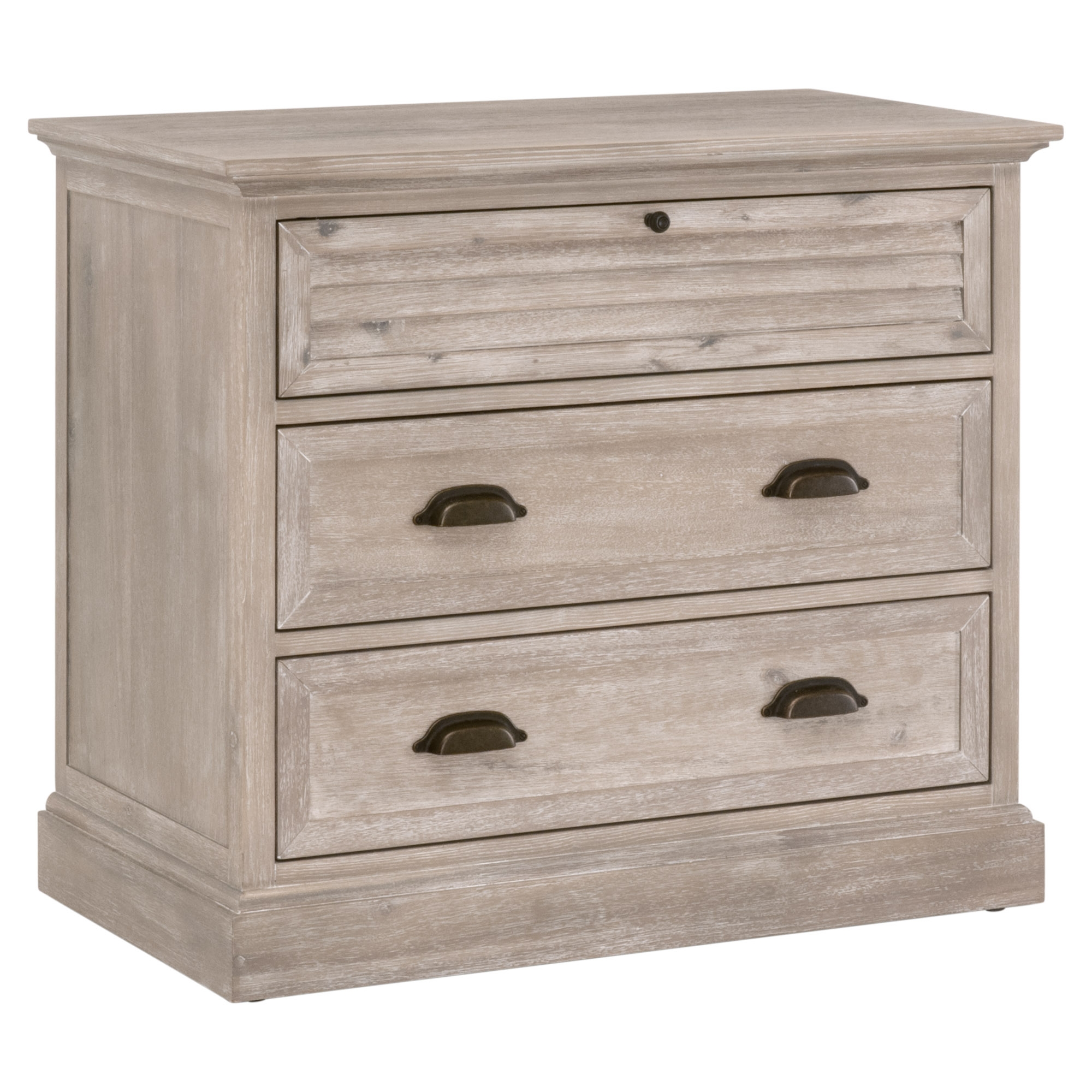 Eden Wood Nightstand w/3 Drawers