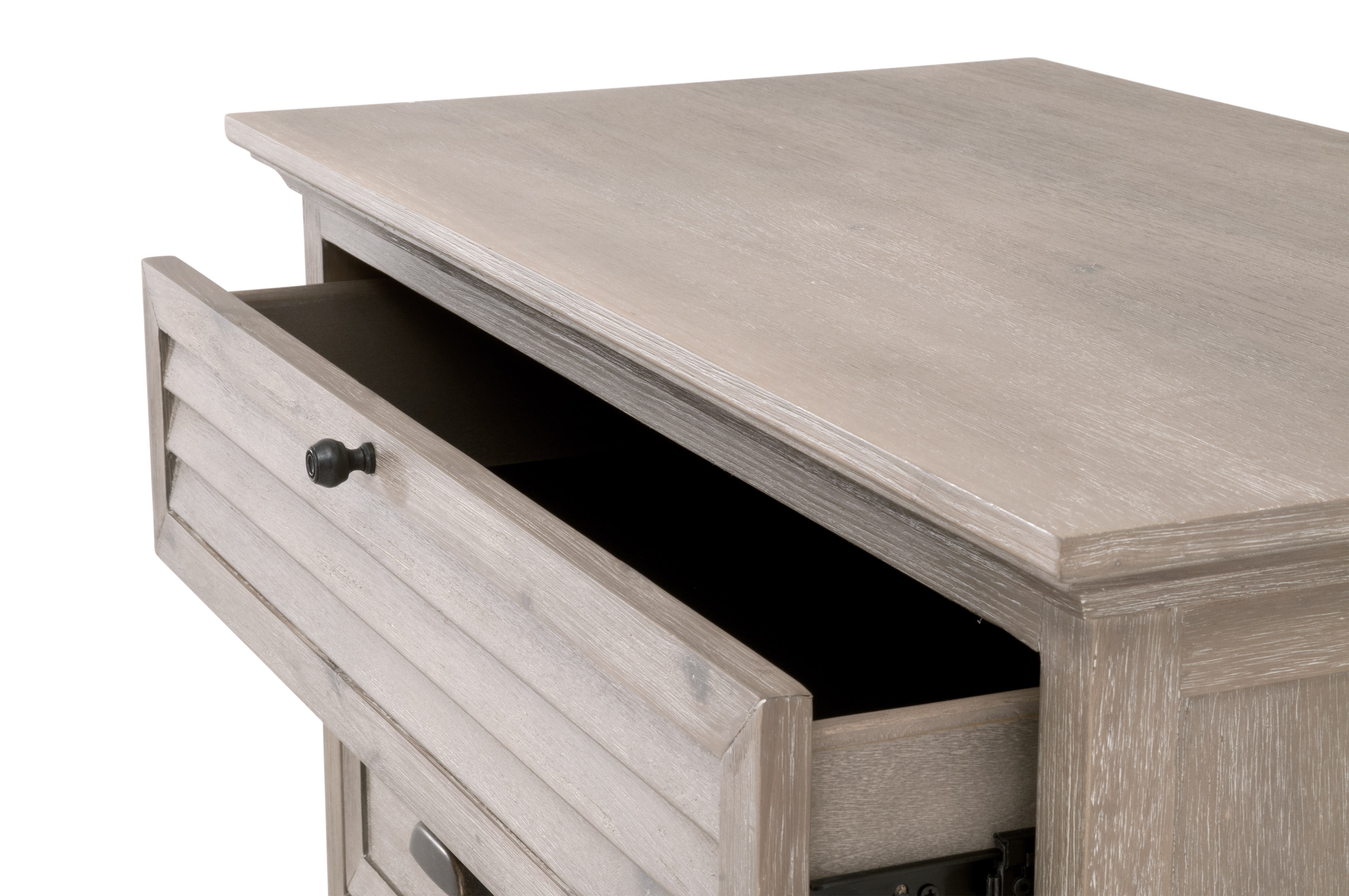 Eden Wood Nightstand w/3 Drawers