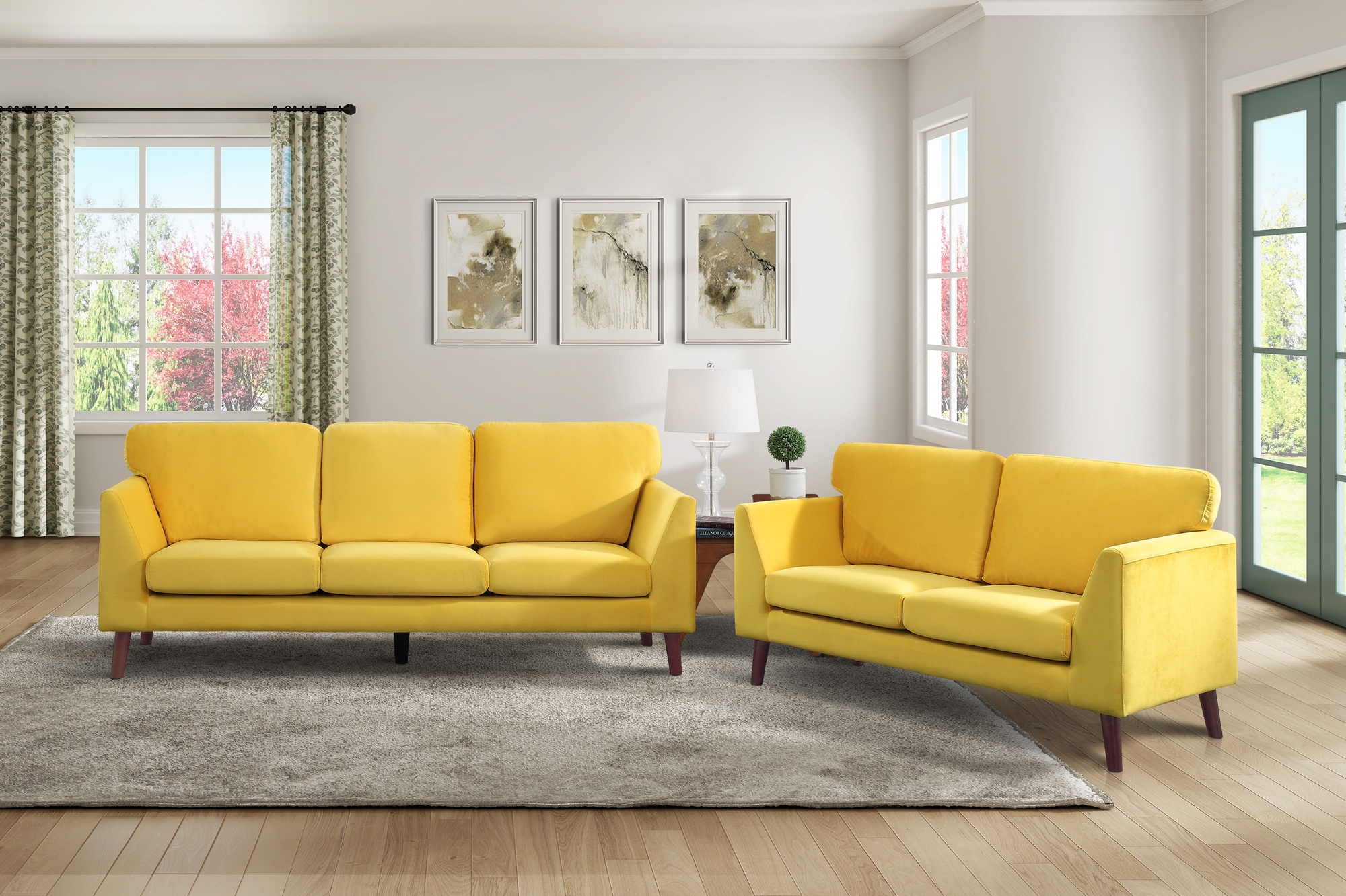 Tolley Velvet Living Room Set