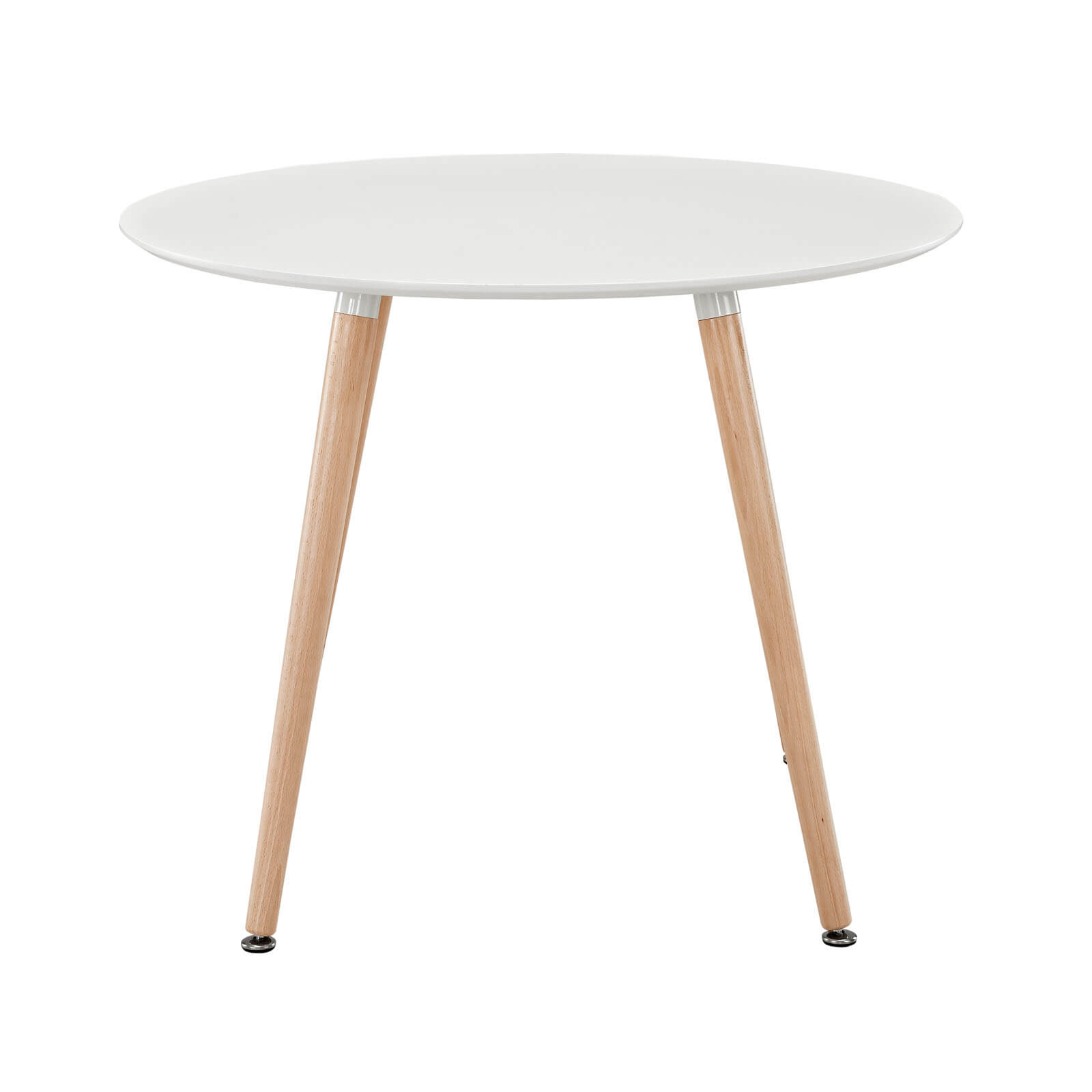 Track Circular Dining Table, White by Modway Furniture