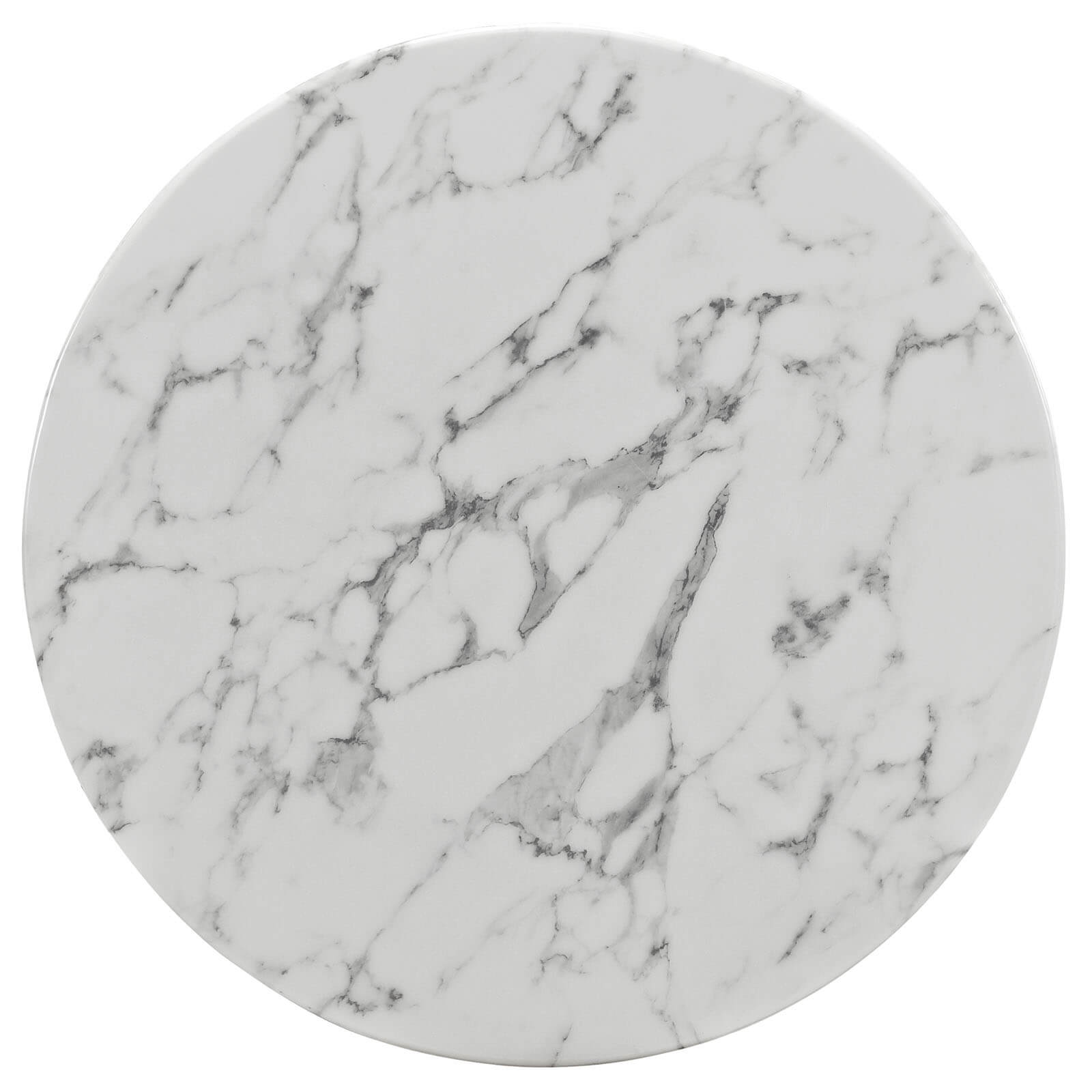 Lippa 28" Artificial Marble Side Table by Modway Furniture