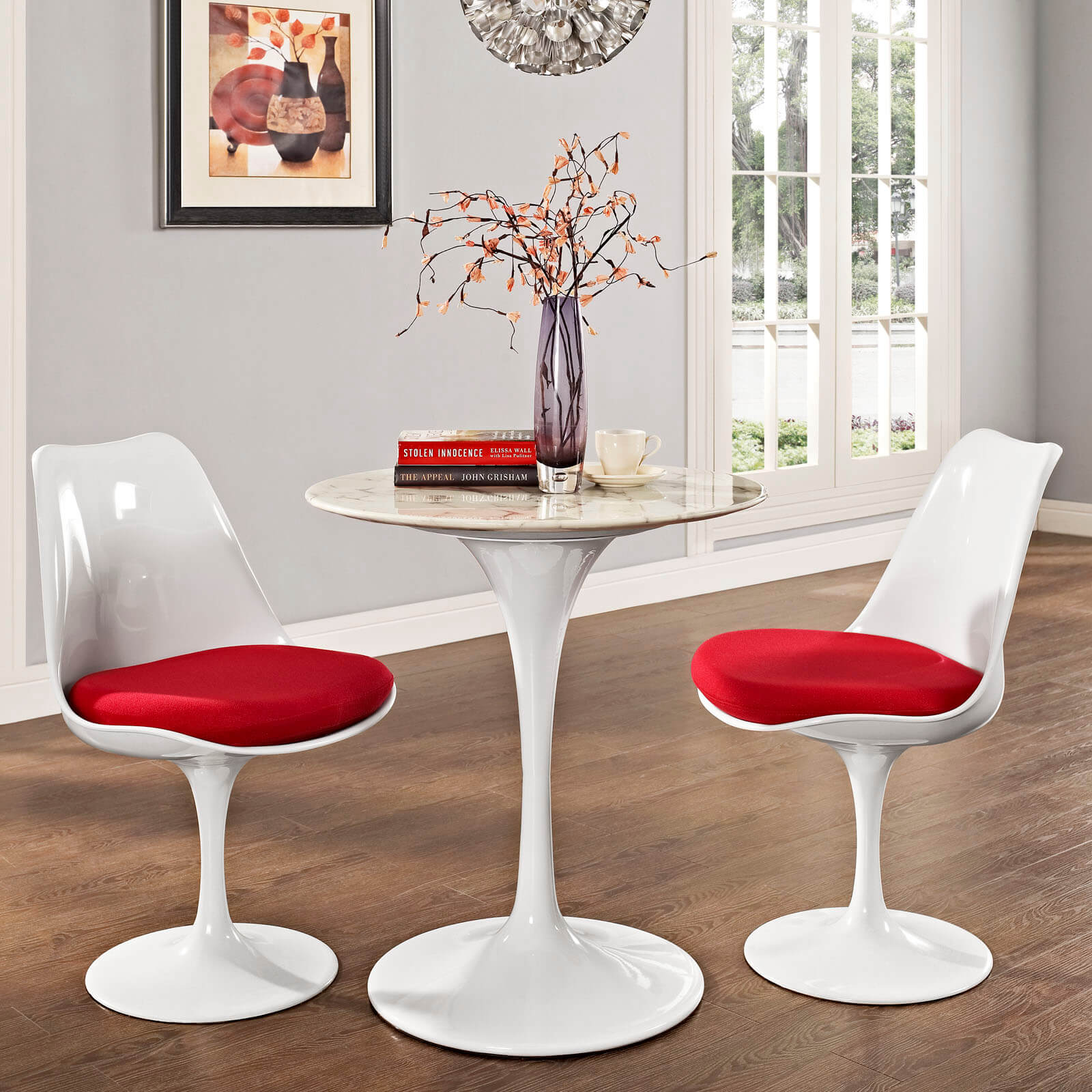 Lippa 28" Artificial Marble Side Table by Modway Furniture