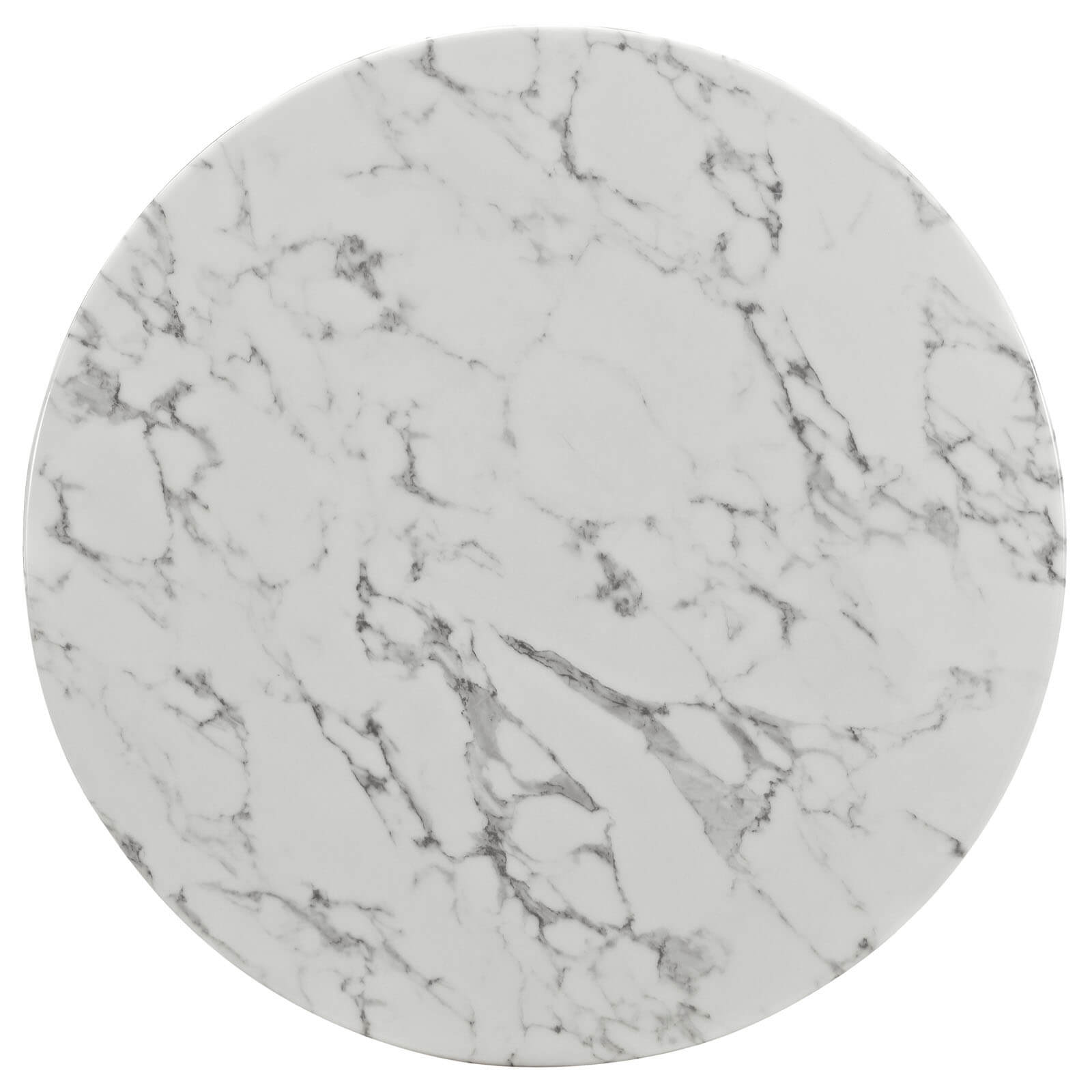 Lippa 36" Artificial Marble Dining Table by Modway Furniture