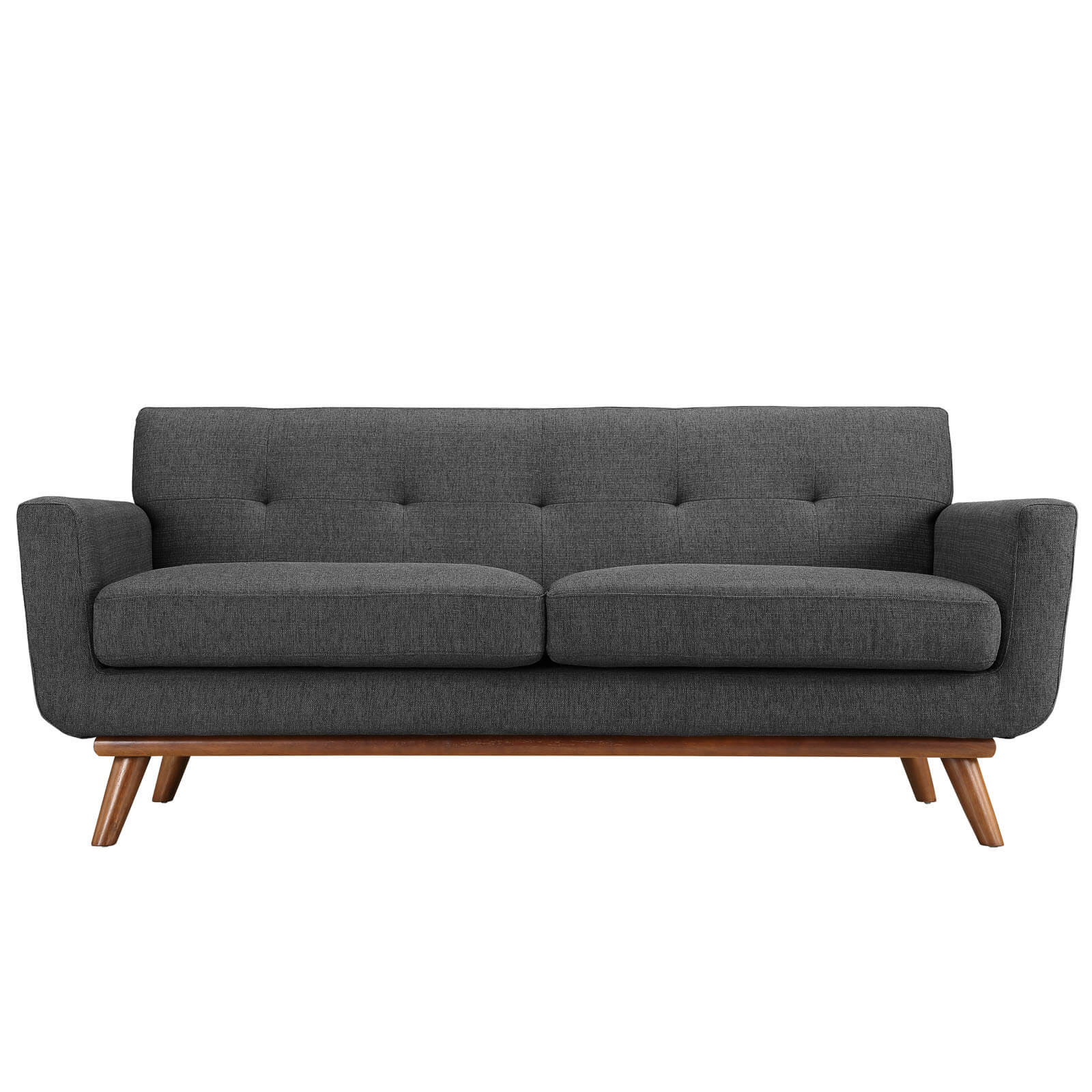 Engage Upholstered Loveseat, Gray by Modway Furniture