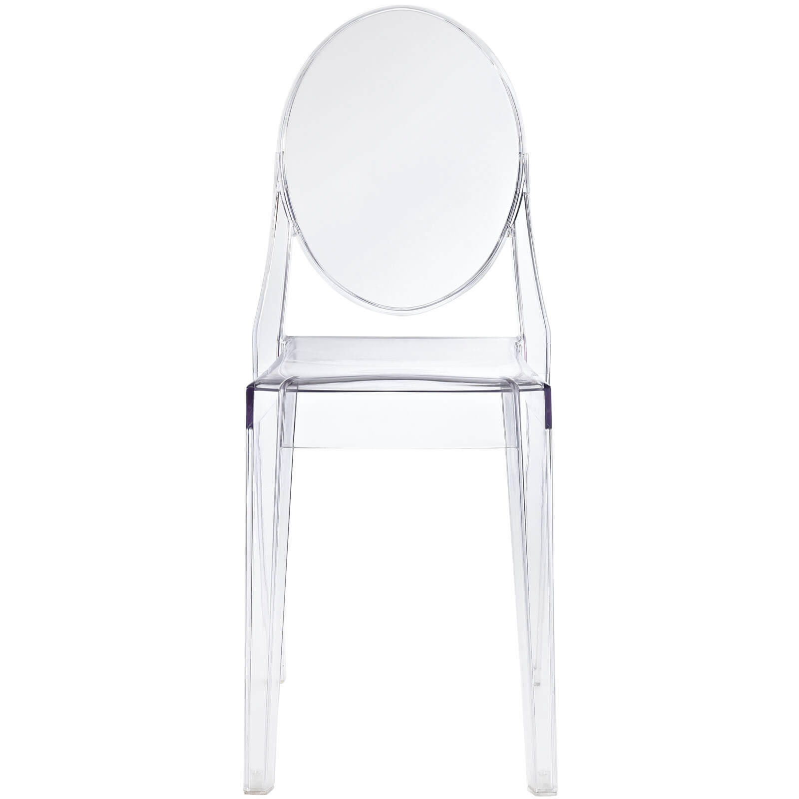 Casper Dining Side Chair, Clear by Modway Furniture