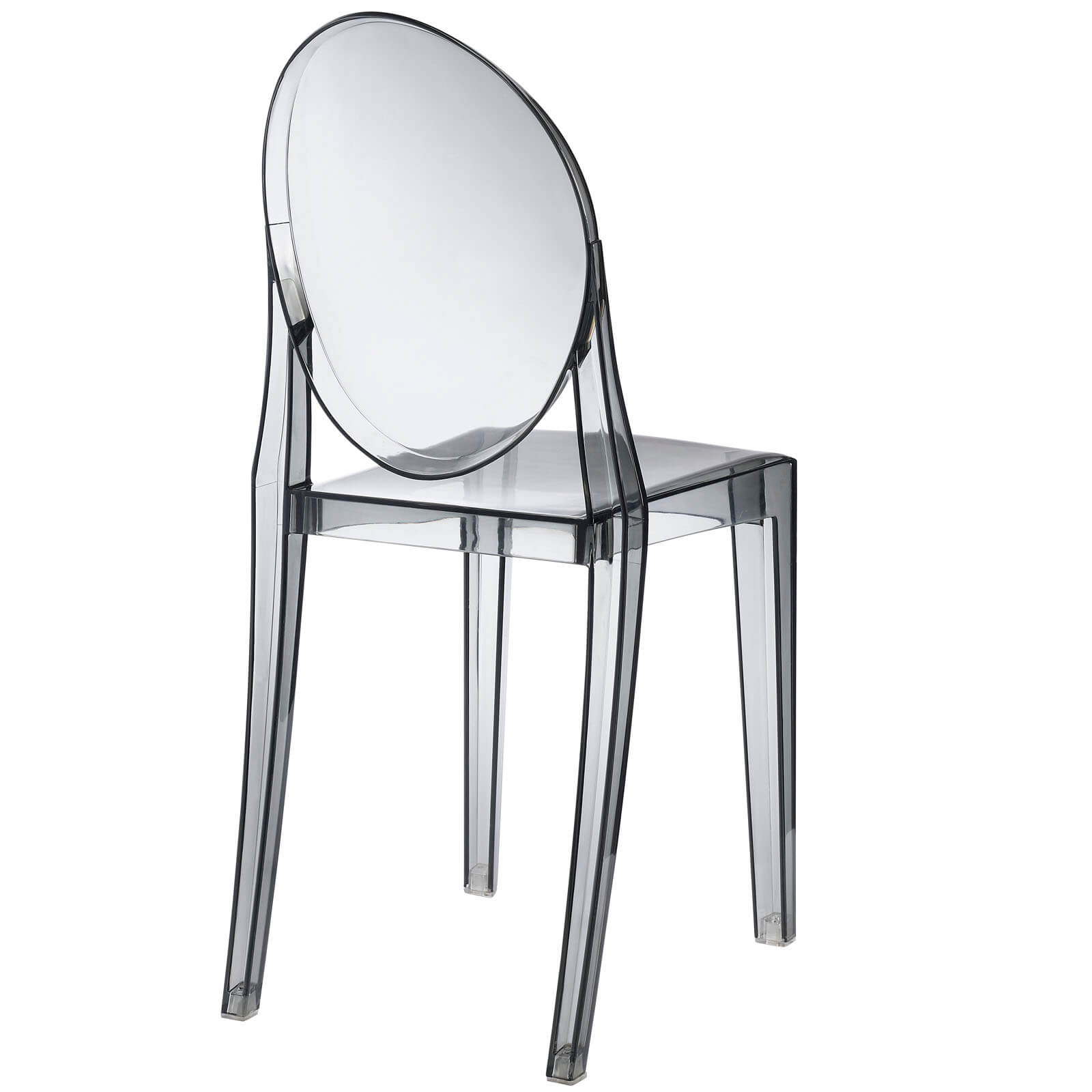 Casper Dining Side Chair, Smoked Clear by Modway Furniture