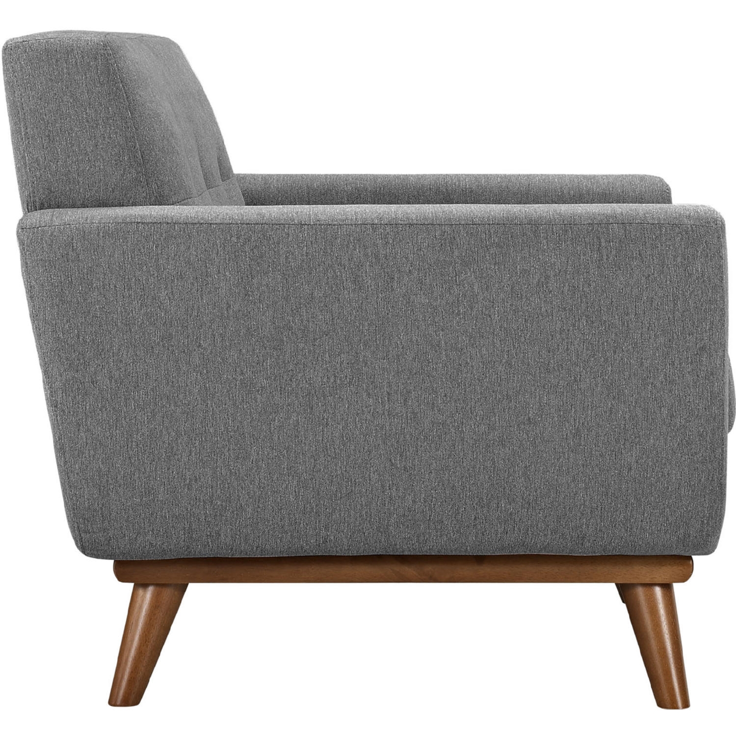 Engage Tufted Fabric Armchair (Set of 2), Expectation Gray by Modway Furniture