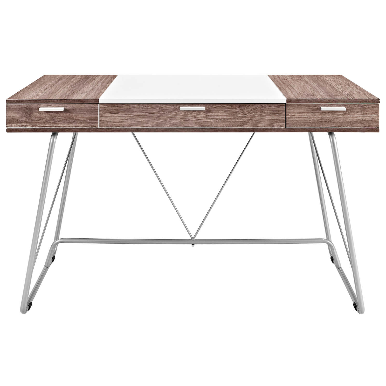 Panel Office Desk, Birch by Modway Furniture