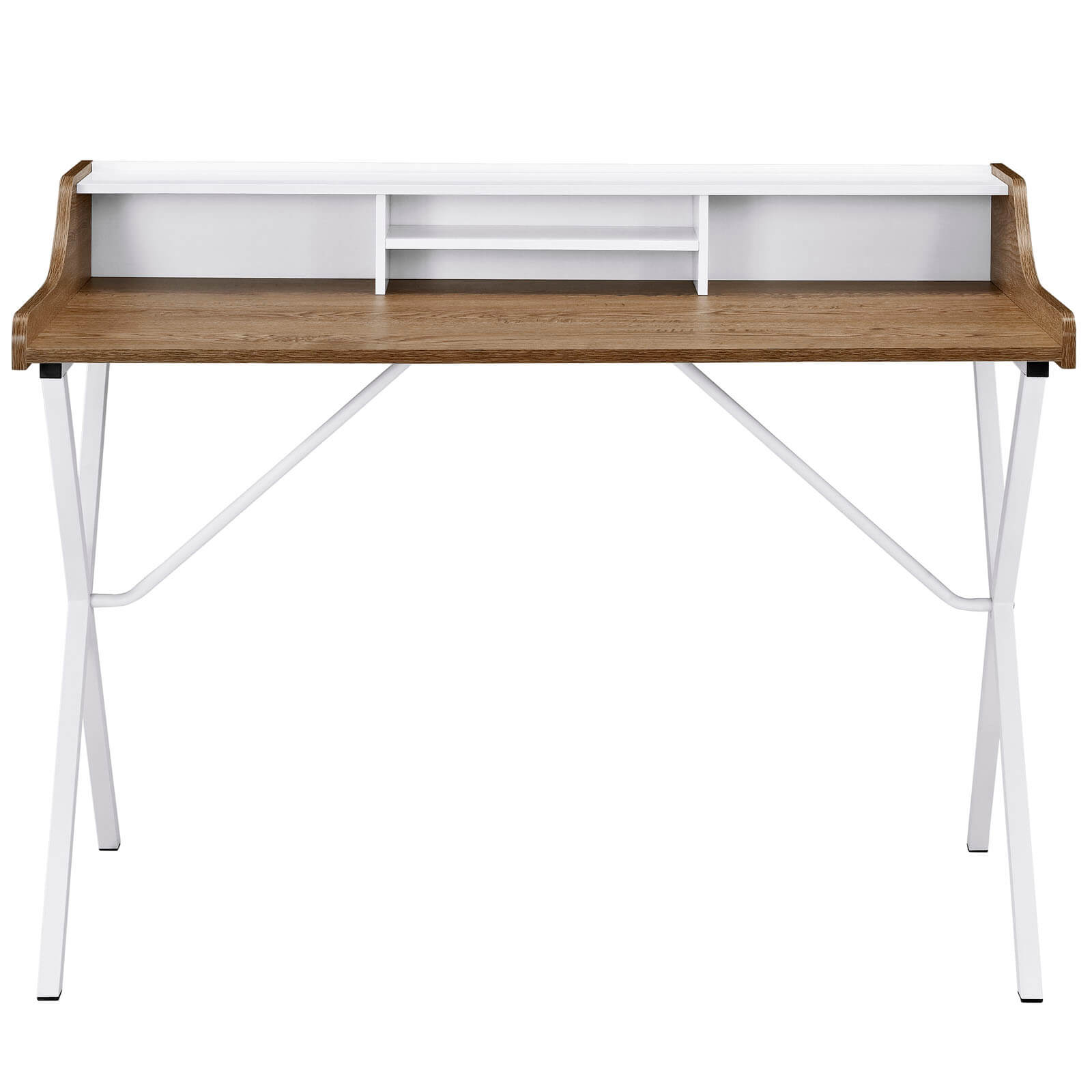 Bin Office Desk, Walnut by Modway Furniture