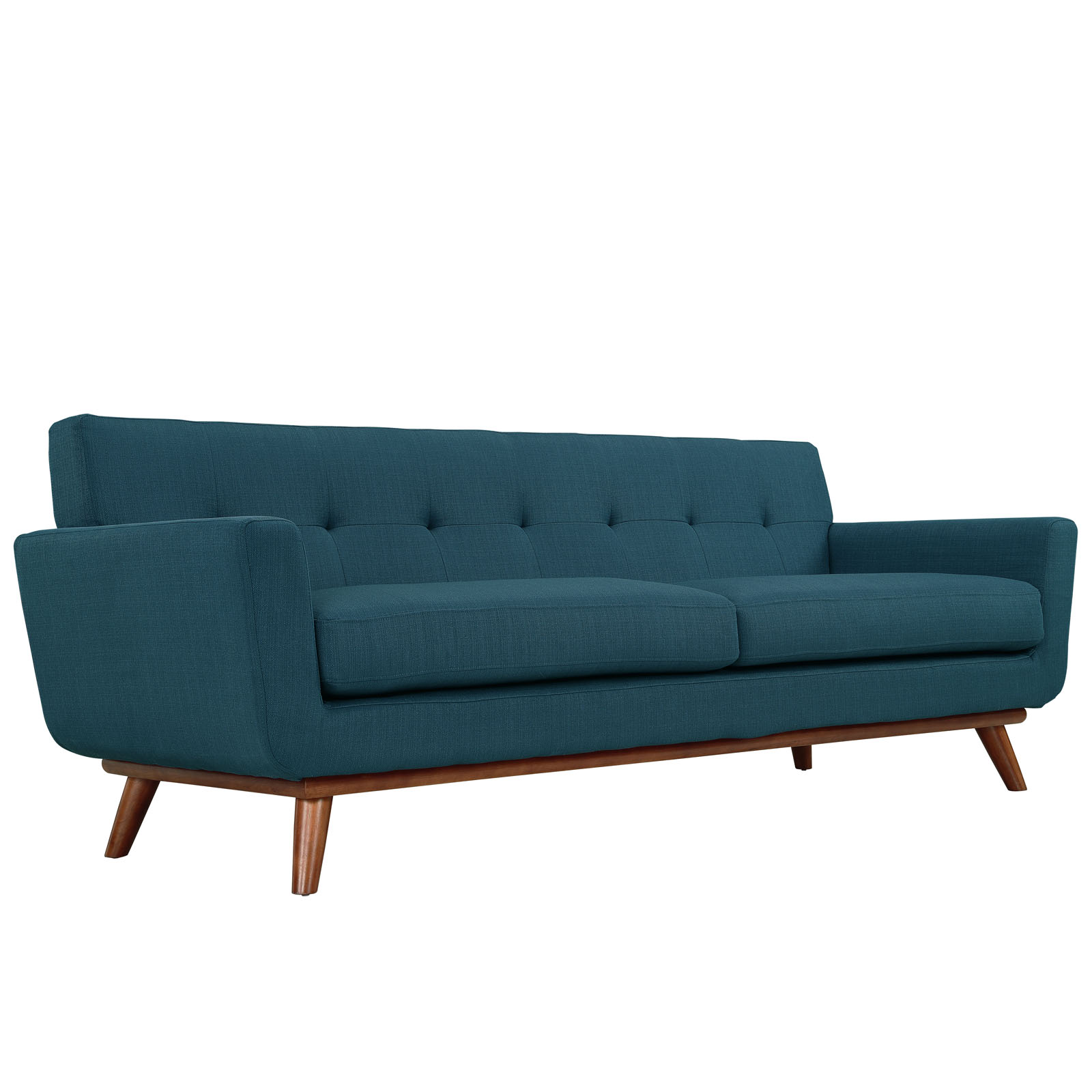 Engage Tufted Fabric Armchair & Sofa (Set of 2)