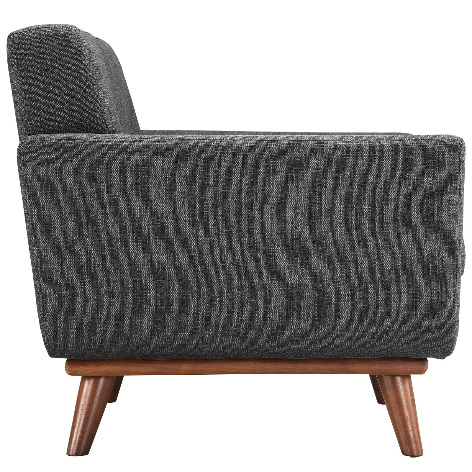 Engage Tufted Fabric Armchairs & Sofa (Set of 3)