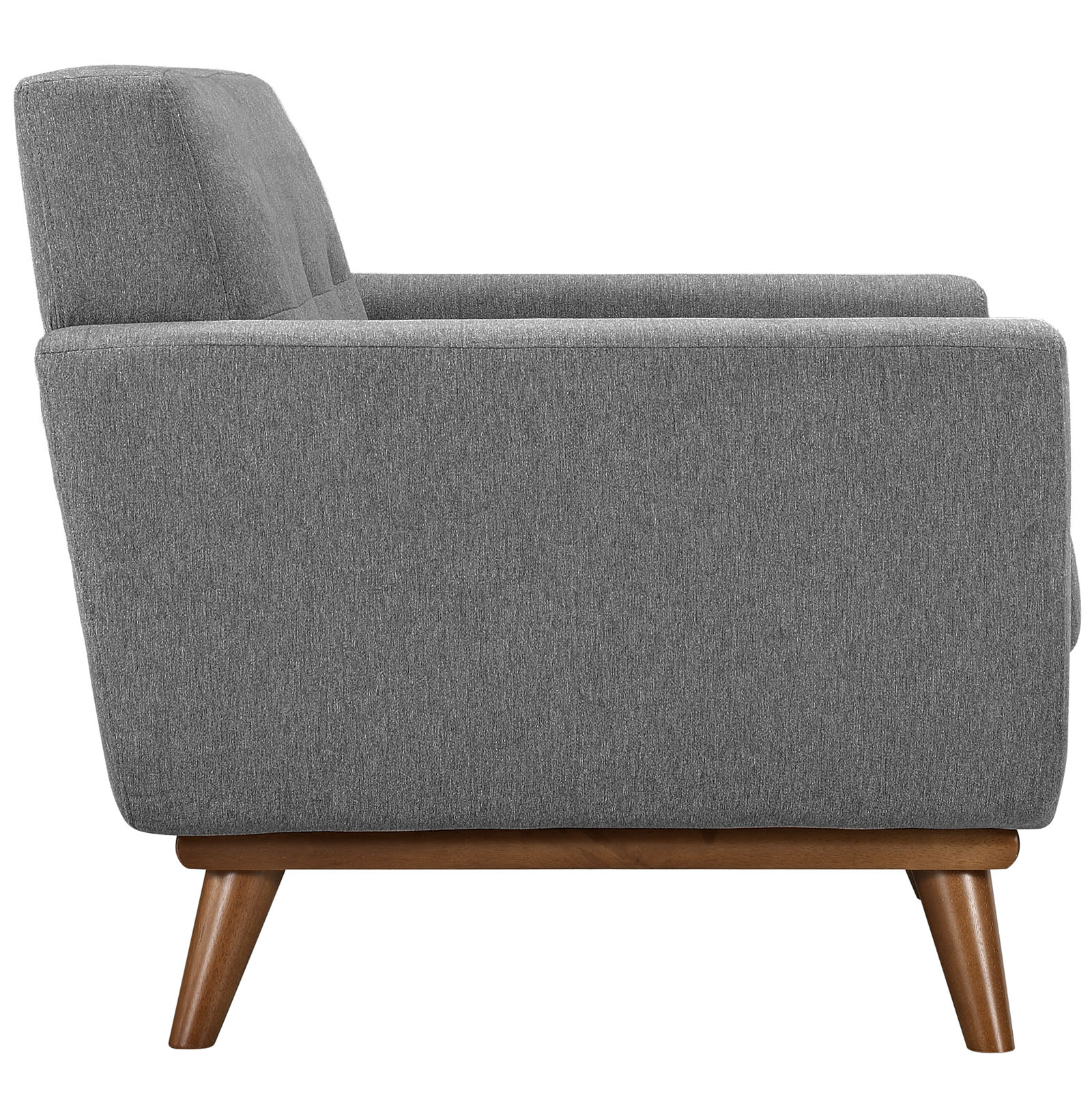 Engage Tufted Fabric Armchairs & Sofa (Set of 3)