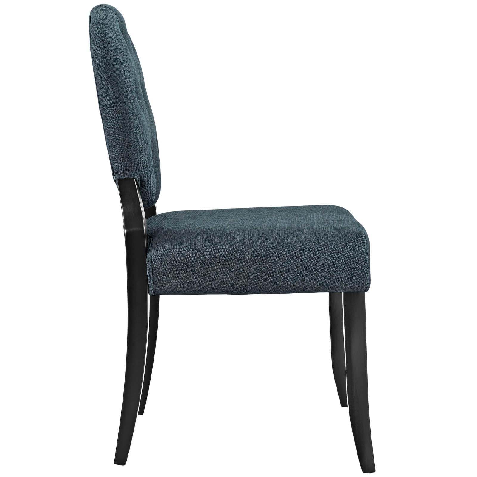 Button Dining Side Chair, Gray by Modway Furniture