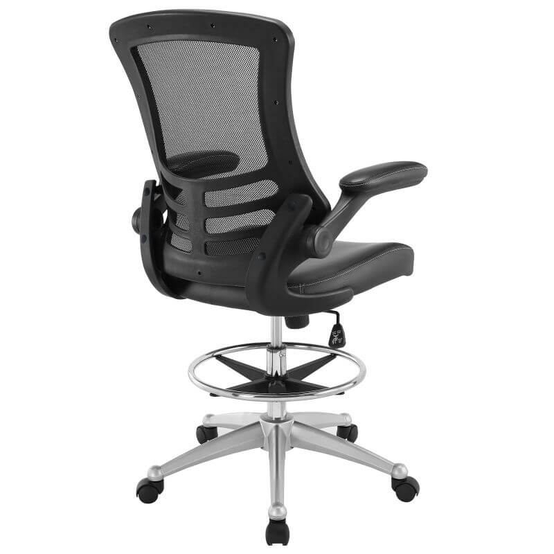 Attainment Drafting Stool, Black by Modway Furniture