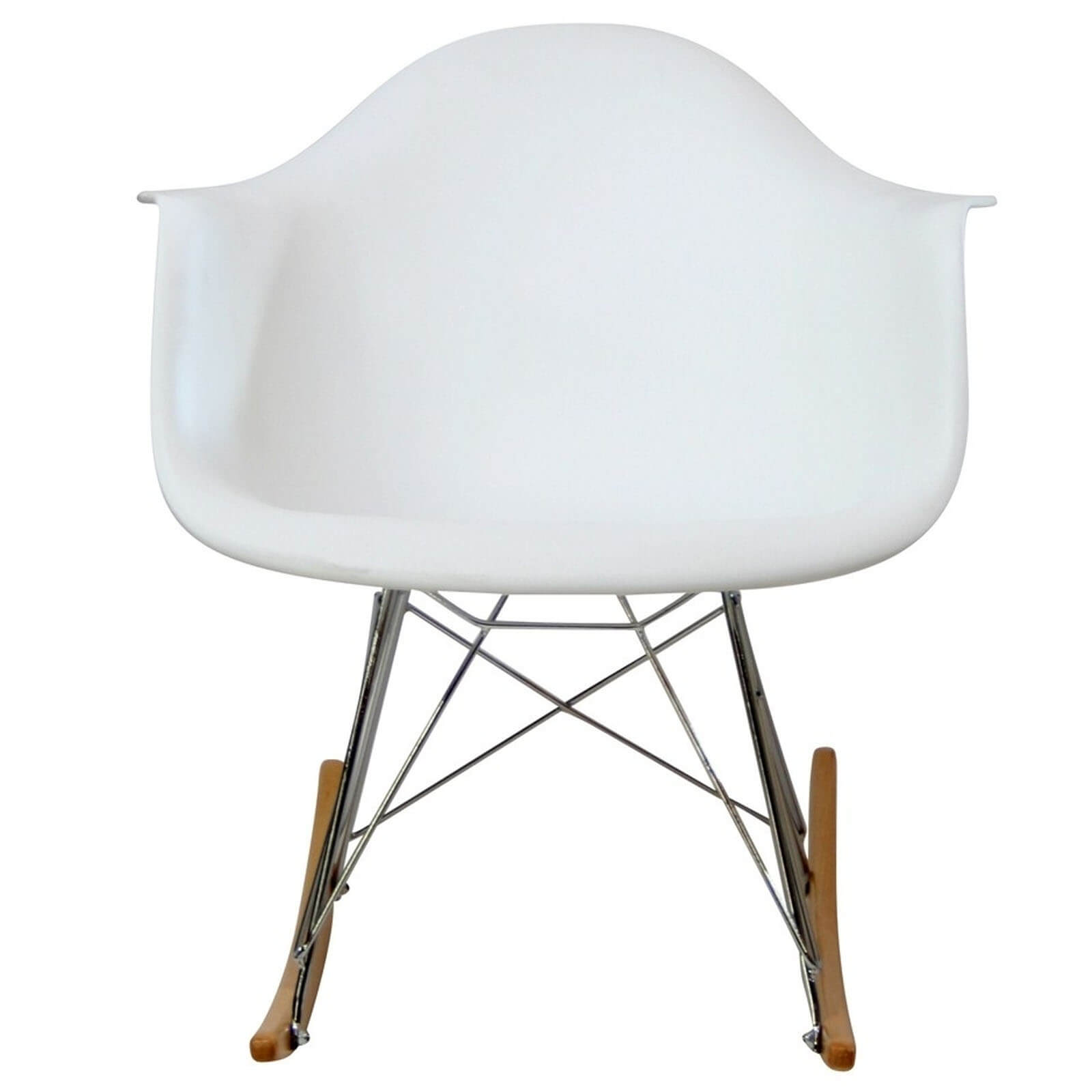 Rocker Lounge Chair, White by Modway Furniture