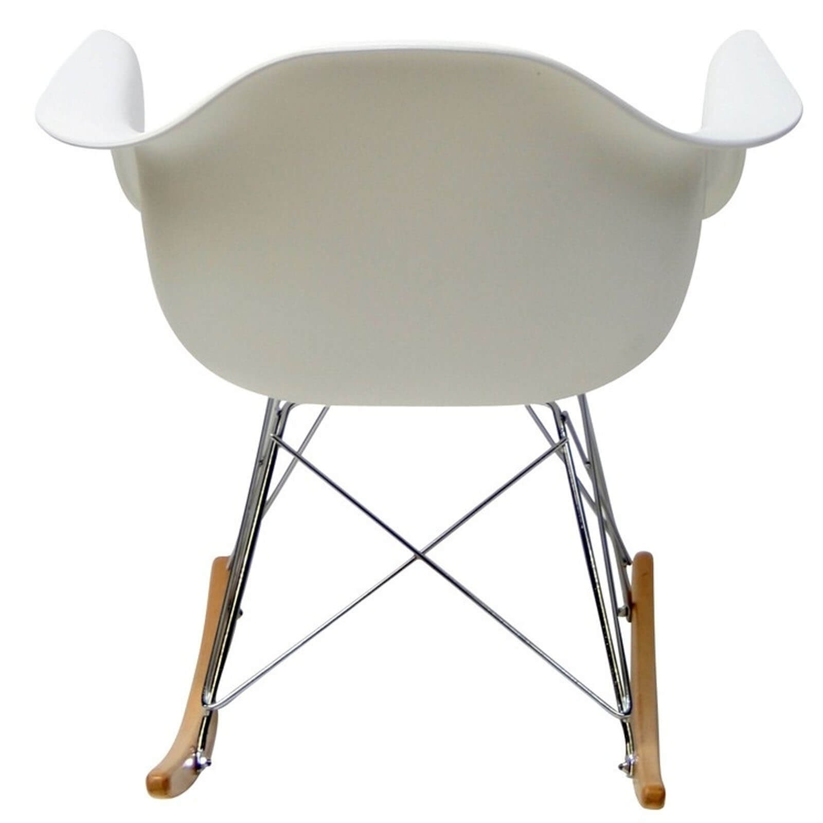 Rocker Lounge Chair, White by Modway Furniture