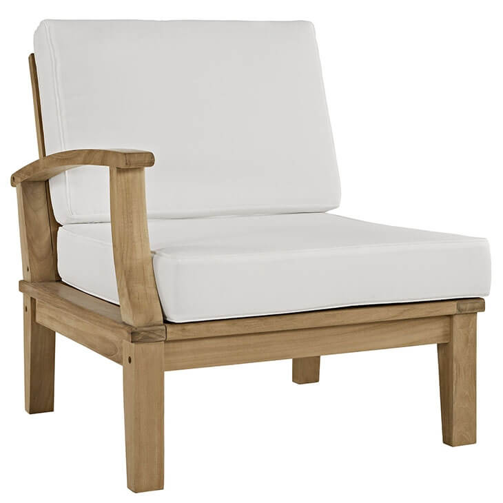 Marina 5-Pc Outdoor Patio Teak Set, Composition 2