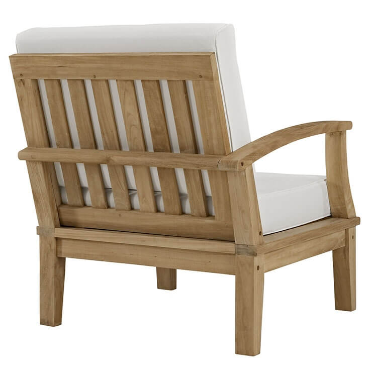 Marina 8-Pc Outdoor Patio Teak Set, Composition 2