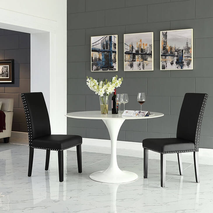 Parcel Dining Vinyl Side Chair