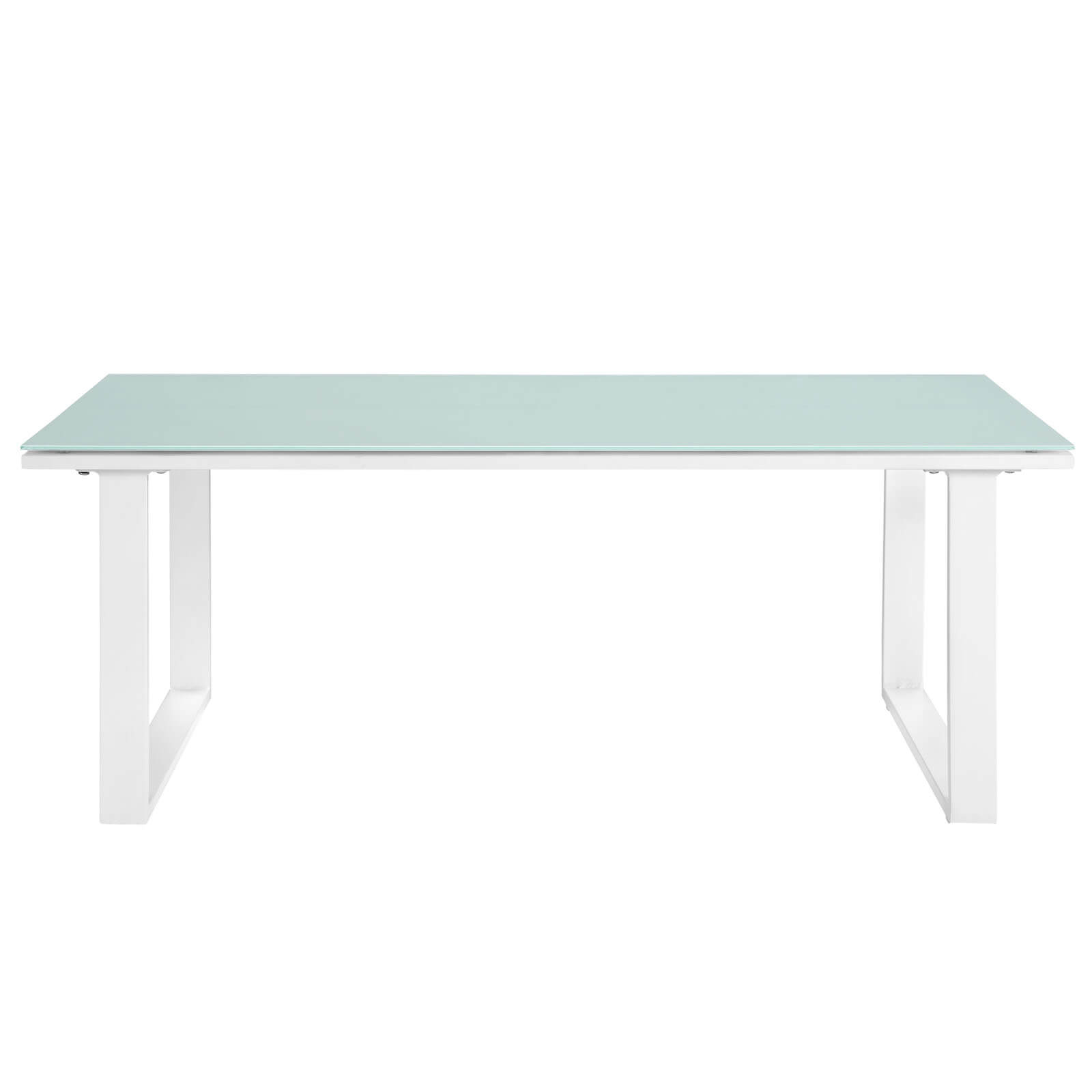 Fortuna Outdoor Patio Coffee Table, White by Modway Furniture
