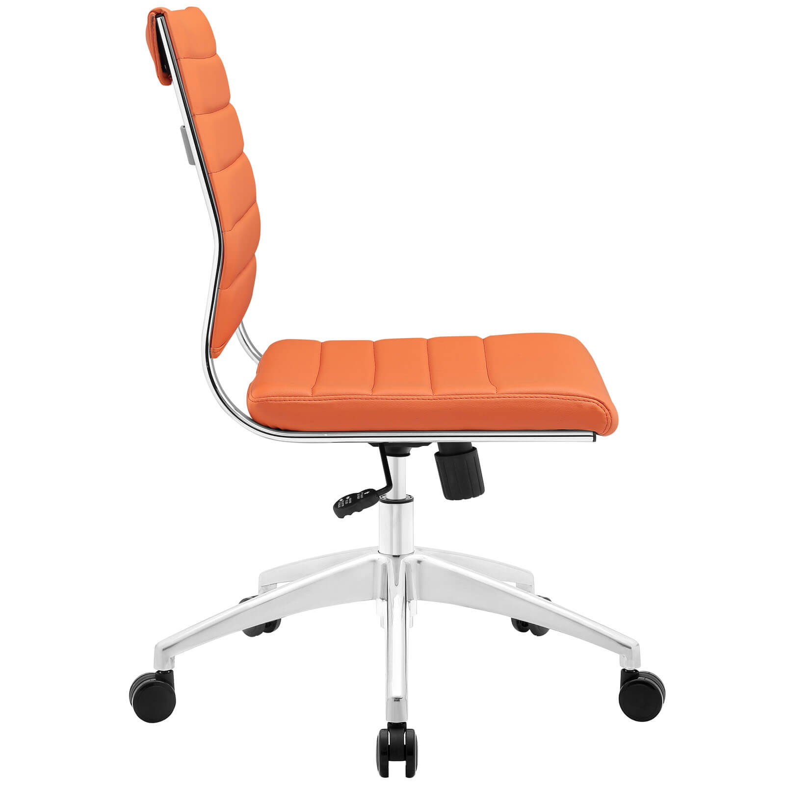 Jive Armless Mid Back Office Chair, Orange by Modway Furniture
