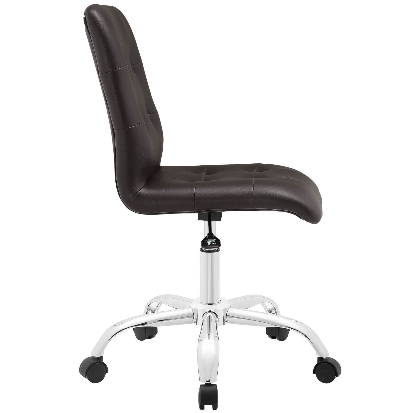 Prim Mid Back Office Chair, Brown by Modway Furniture