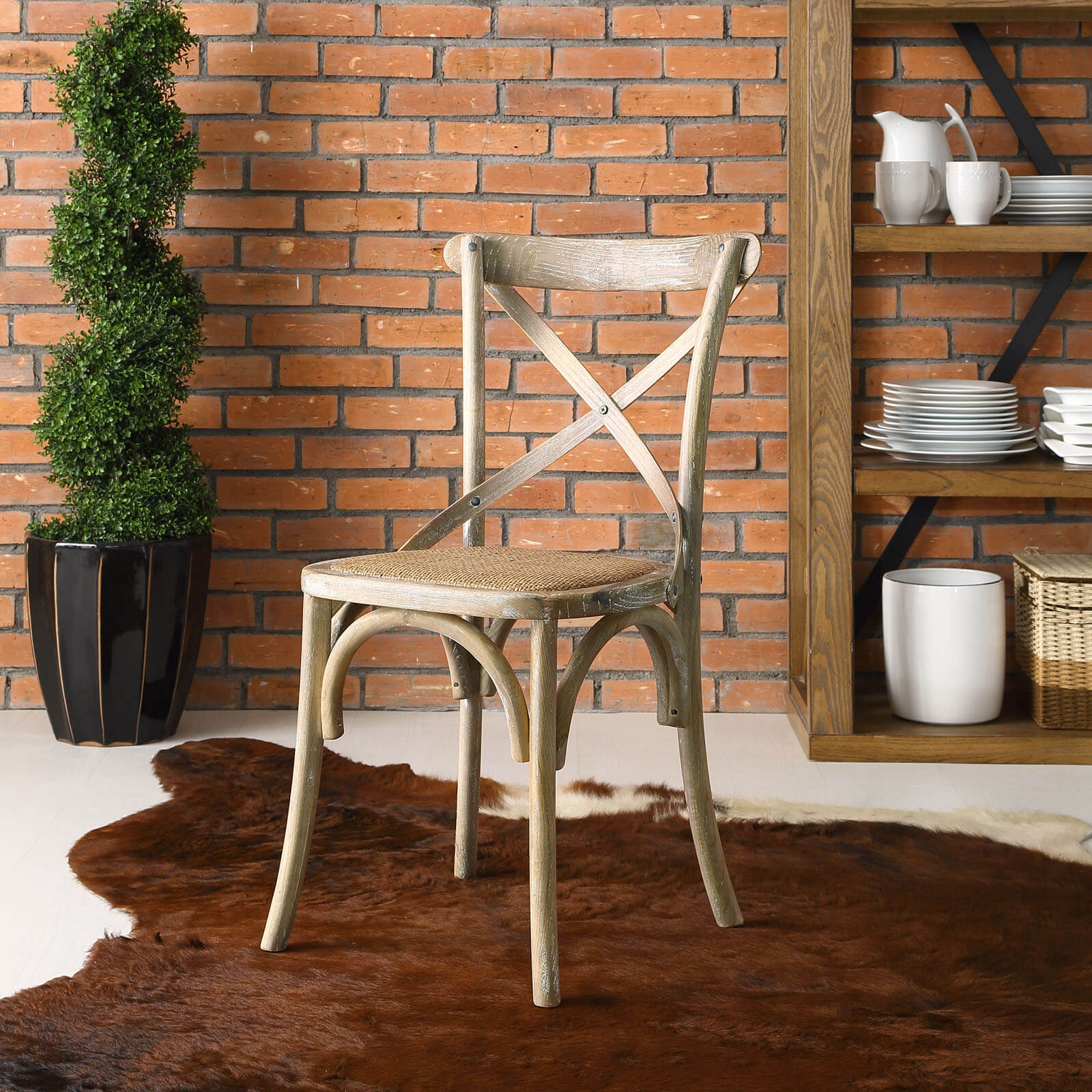 Gear Dining Side Chair, Gray by Modway Furniture