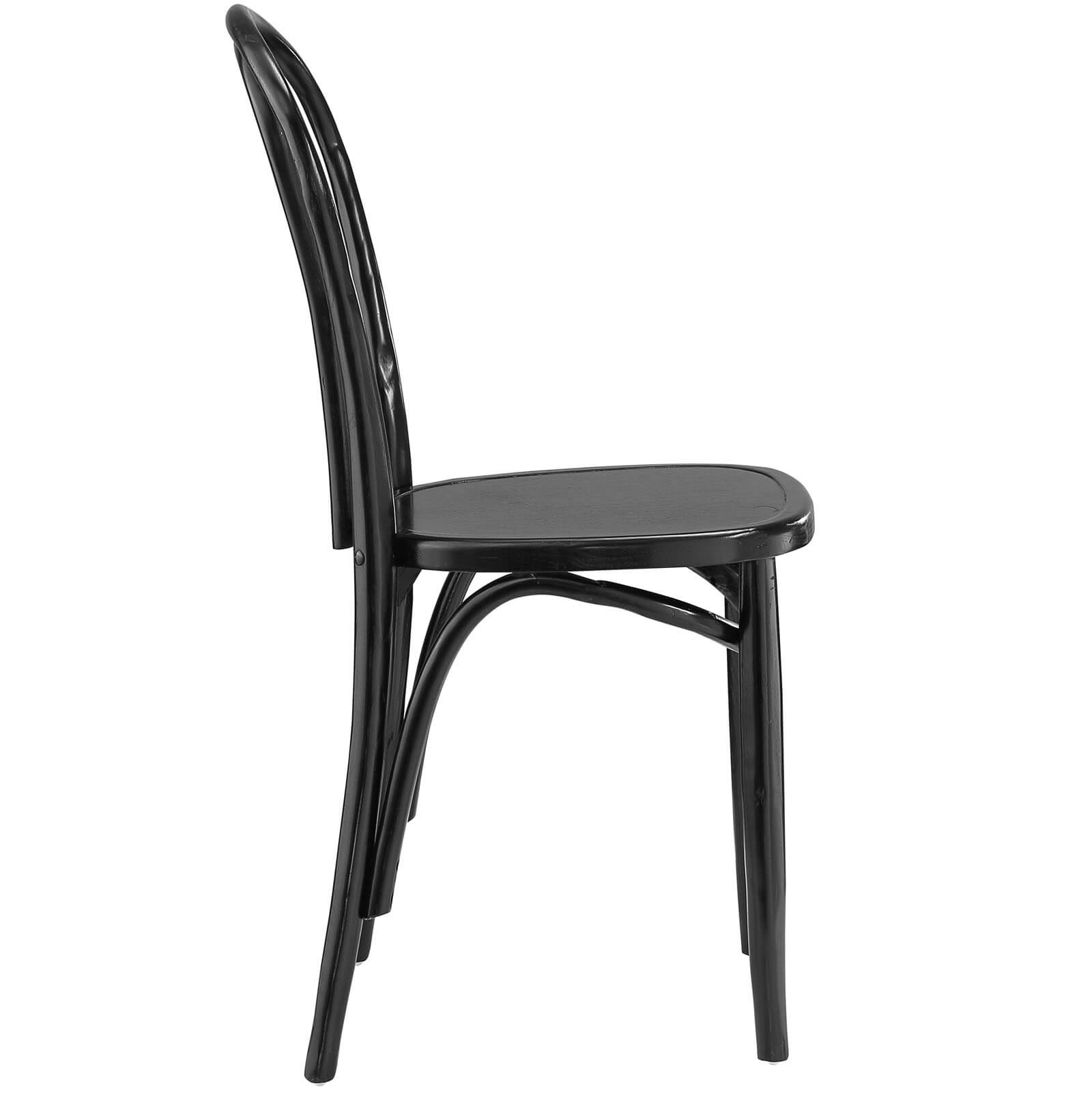 Eon Dining Side Chair, Black by Modway Furniture