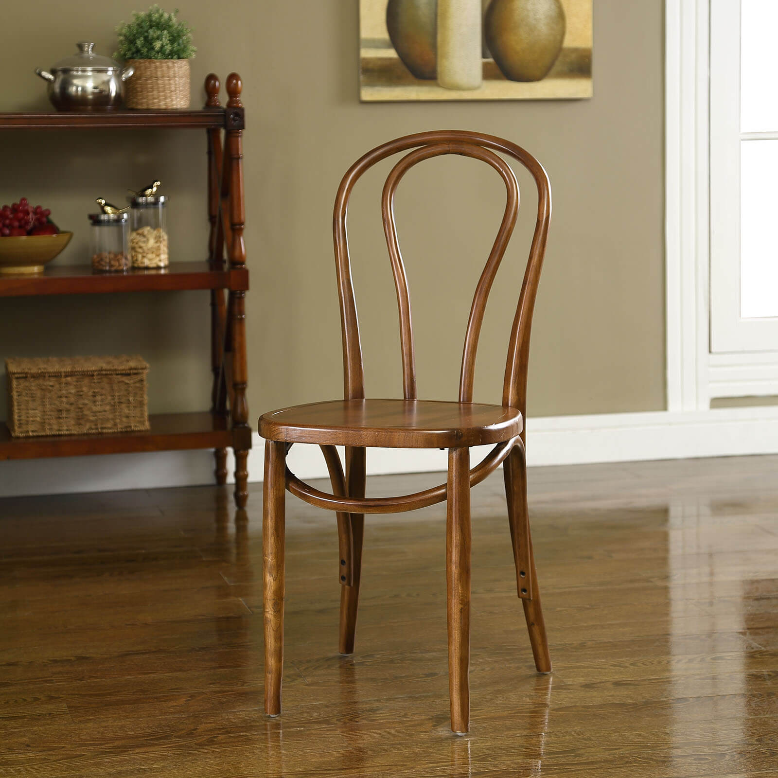 Eon Dining Side Chair, Walnut by Modway Furniture