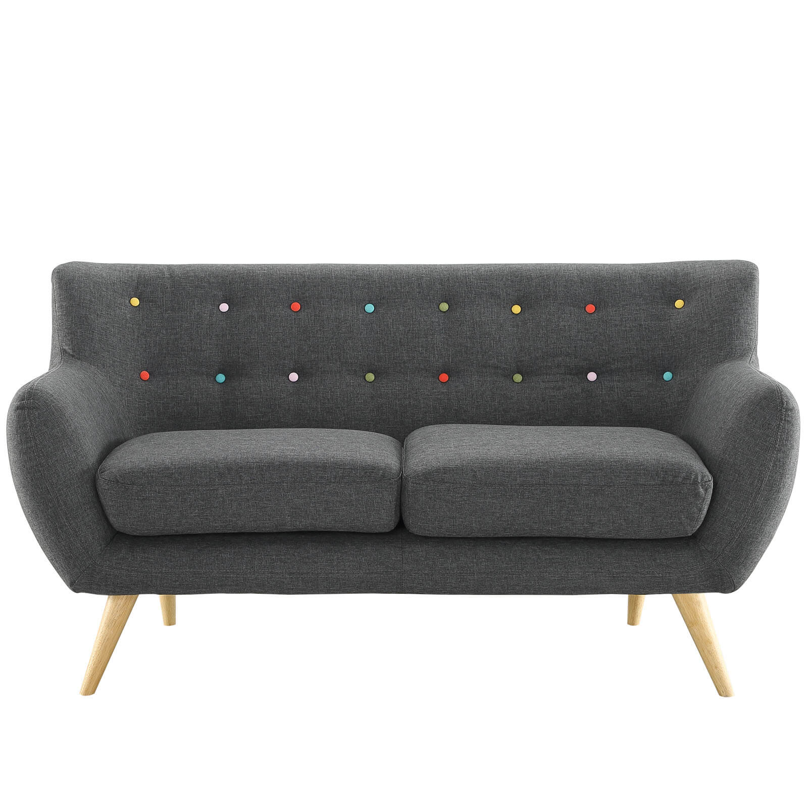 Remark Loveseat, Gray by Modway Furniture