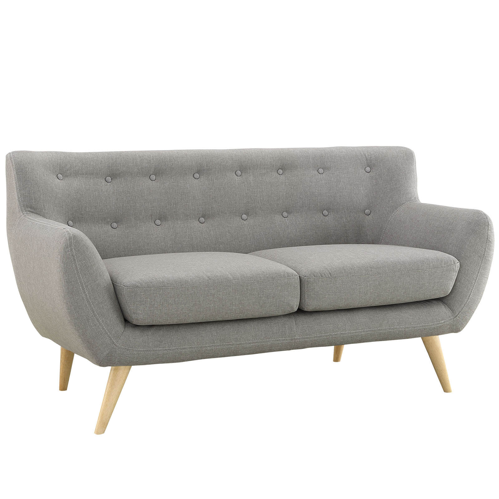 Remark Loveseat, Light Gray by Modway Furniture