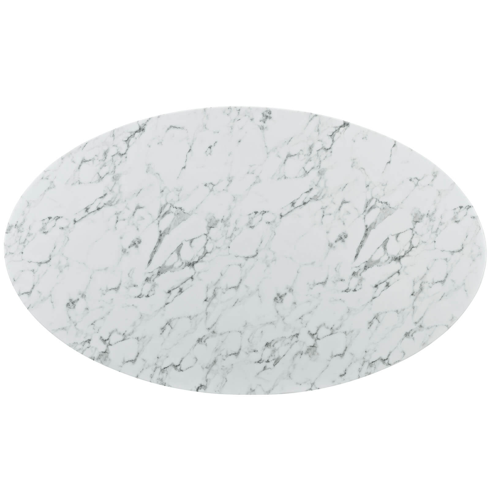 Lippa 78" Artificial Marble Dining Table by Modway Furniture