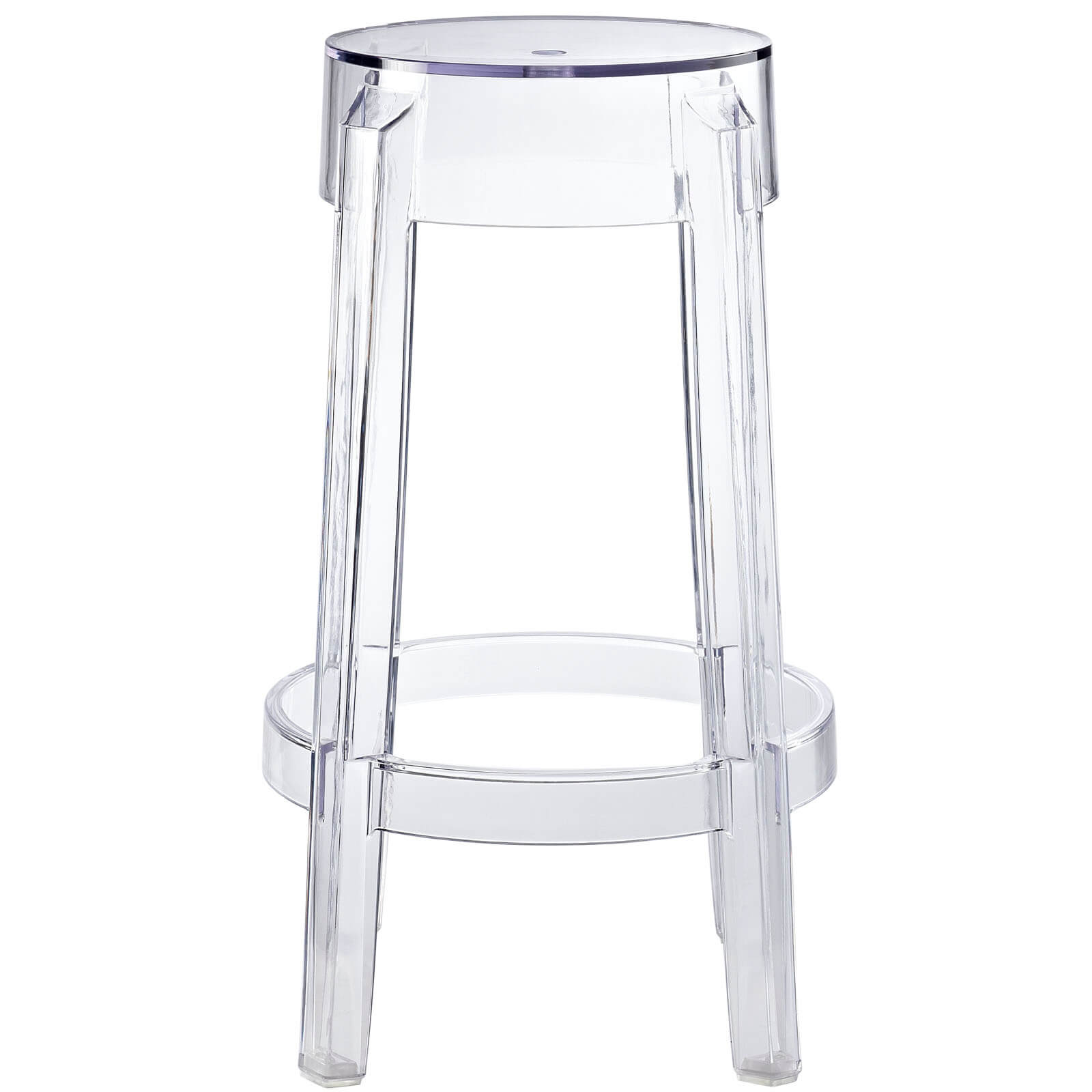 Casper Counter Stool, Clear by Modway Furniture