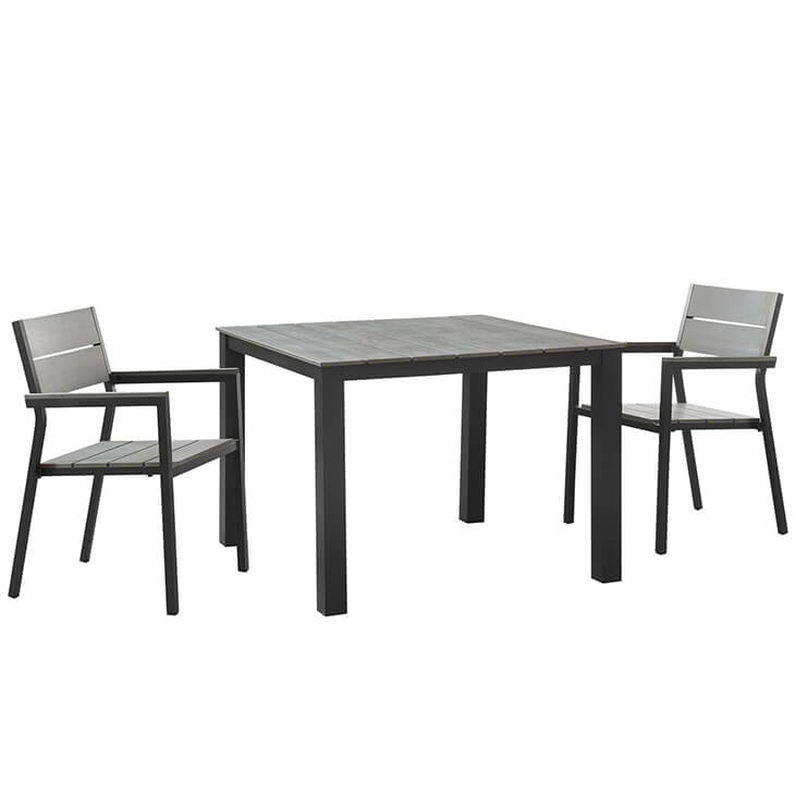 Maine 3-Pc Outdoor Patio Dining Set, Composition 1