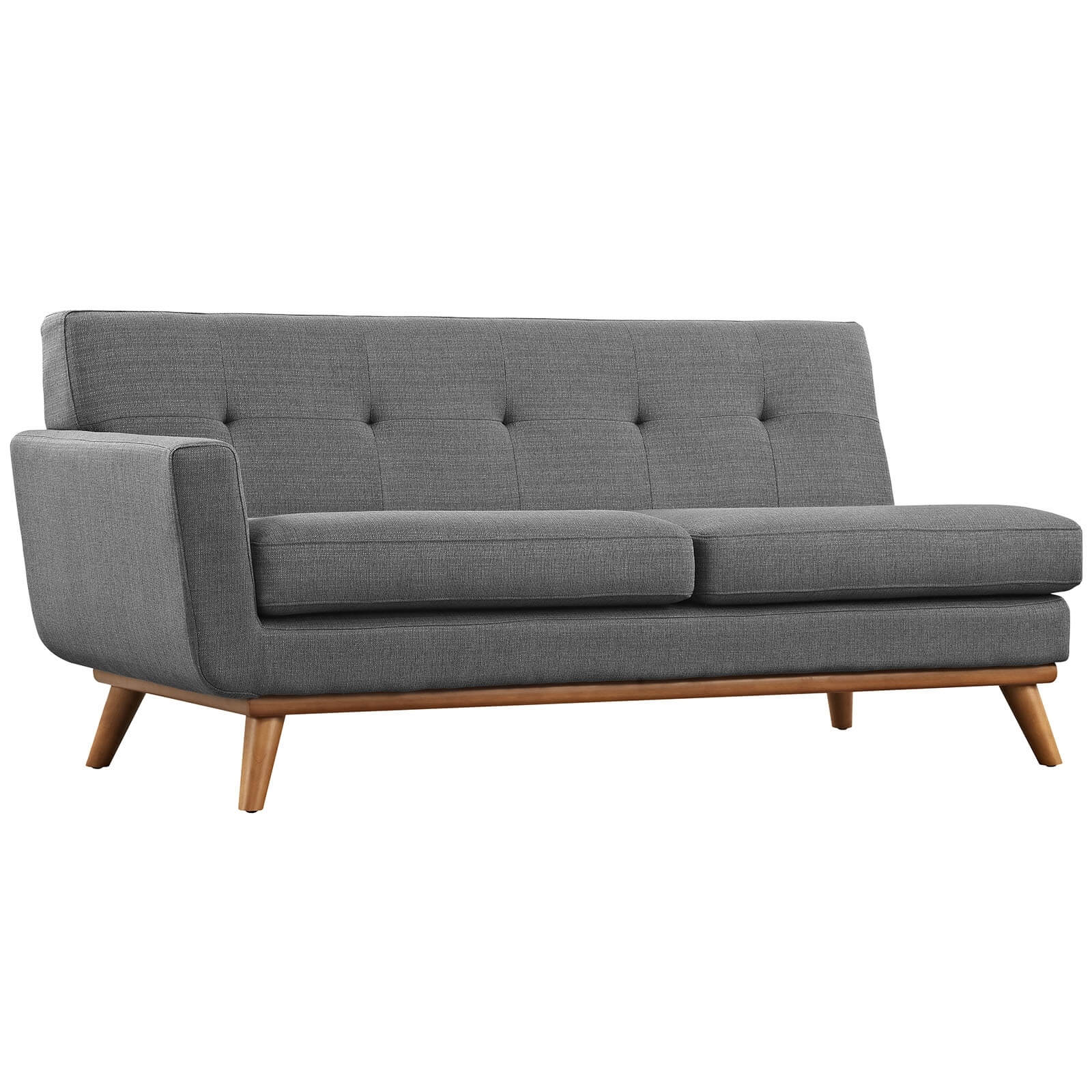Engage Fabric Left-Arm Loveseat