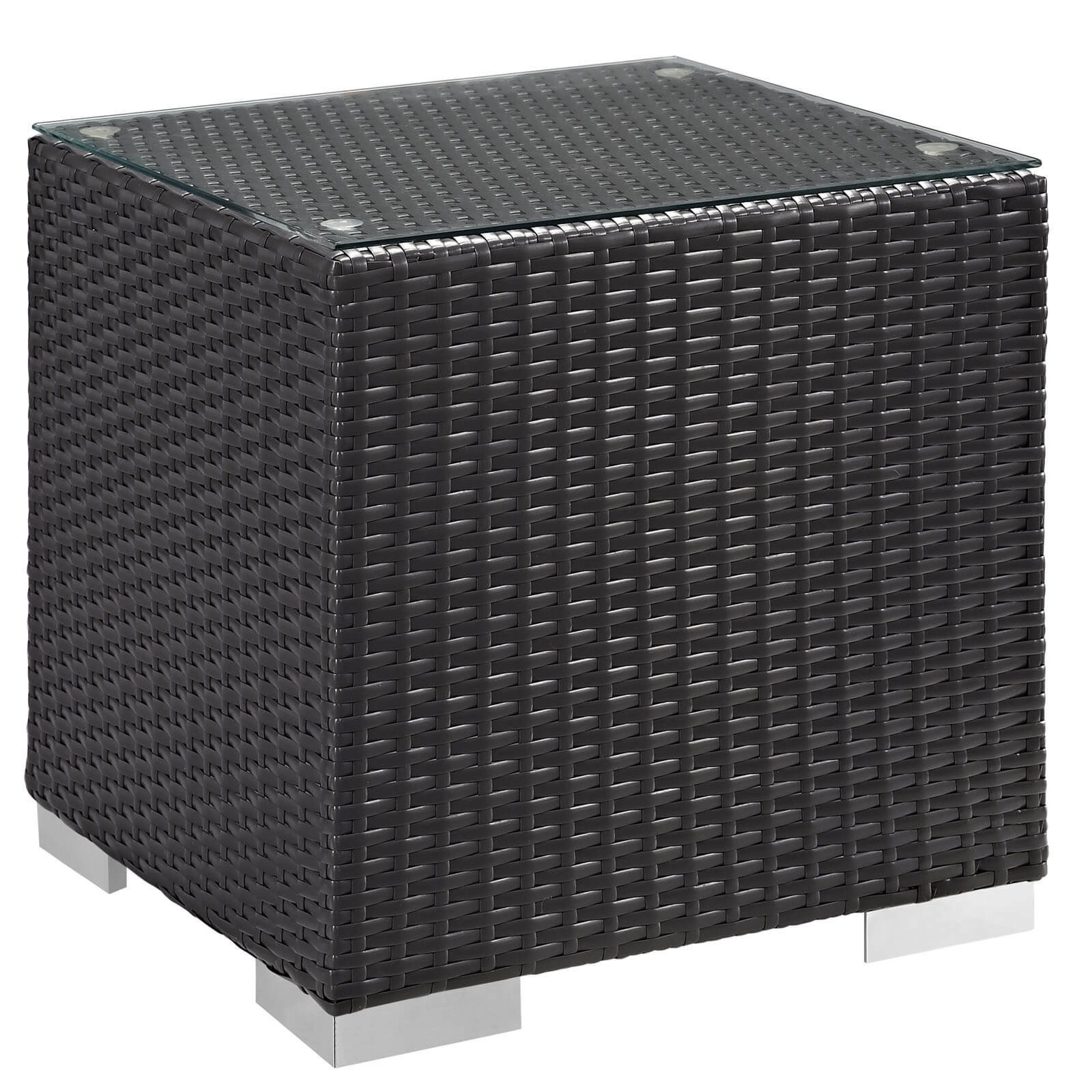 Convene 5-Pc Outdoor Patio Synthetic Rattan Sectional Set